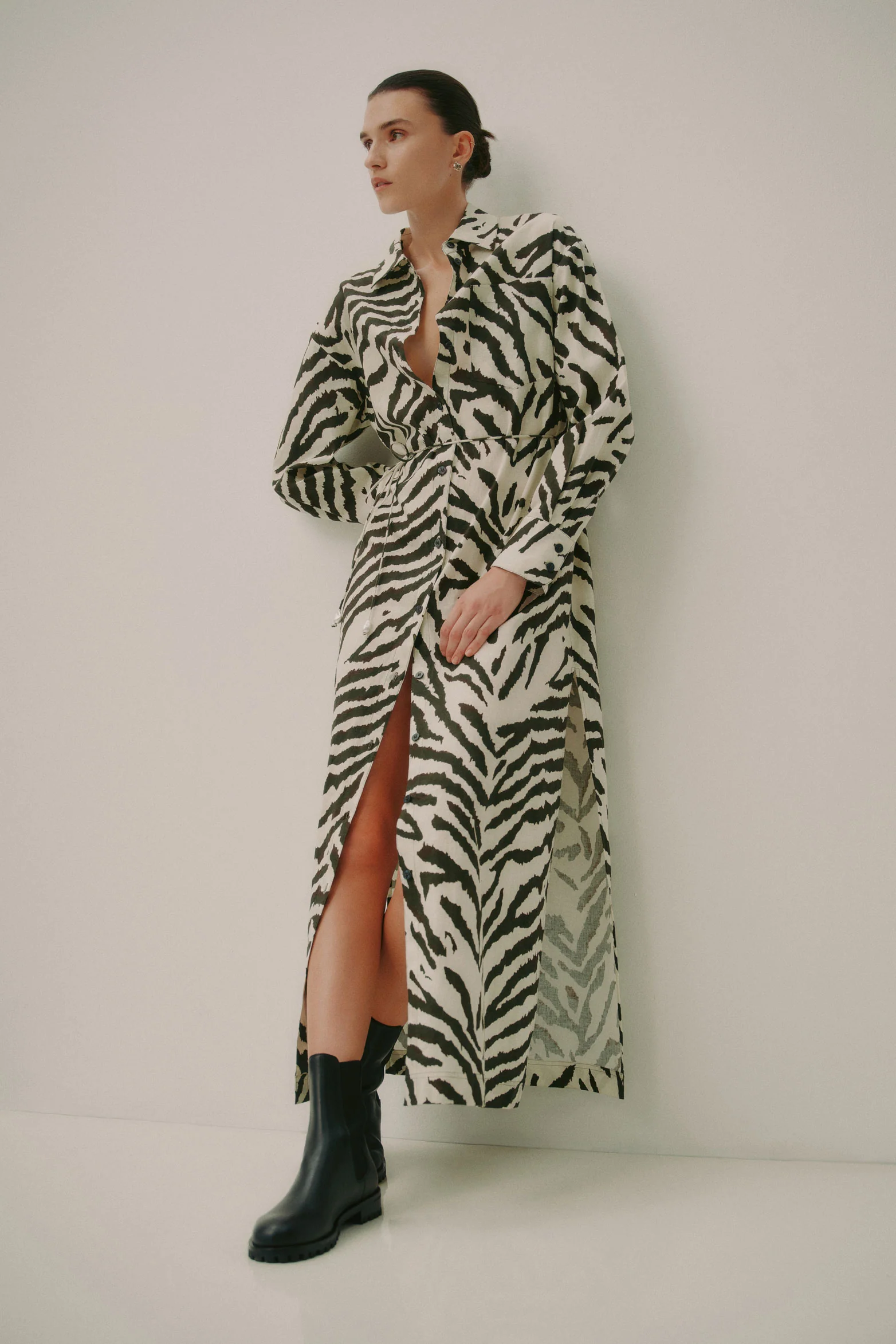 Georgie Maxi Shirt Dress