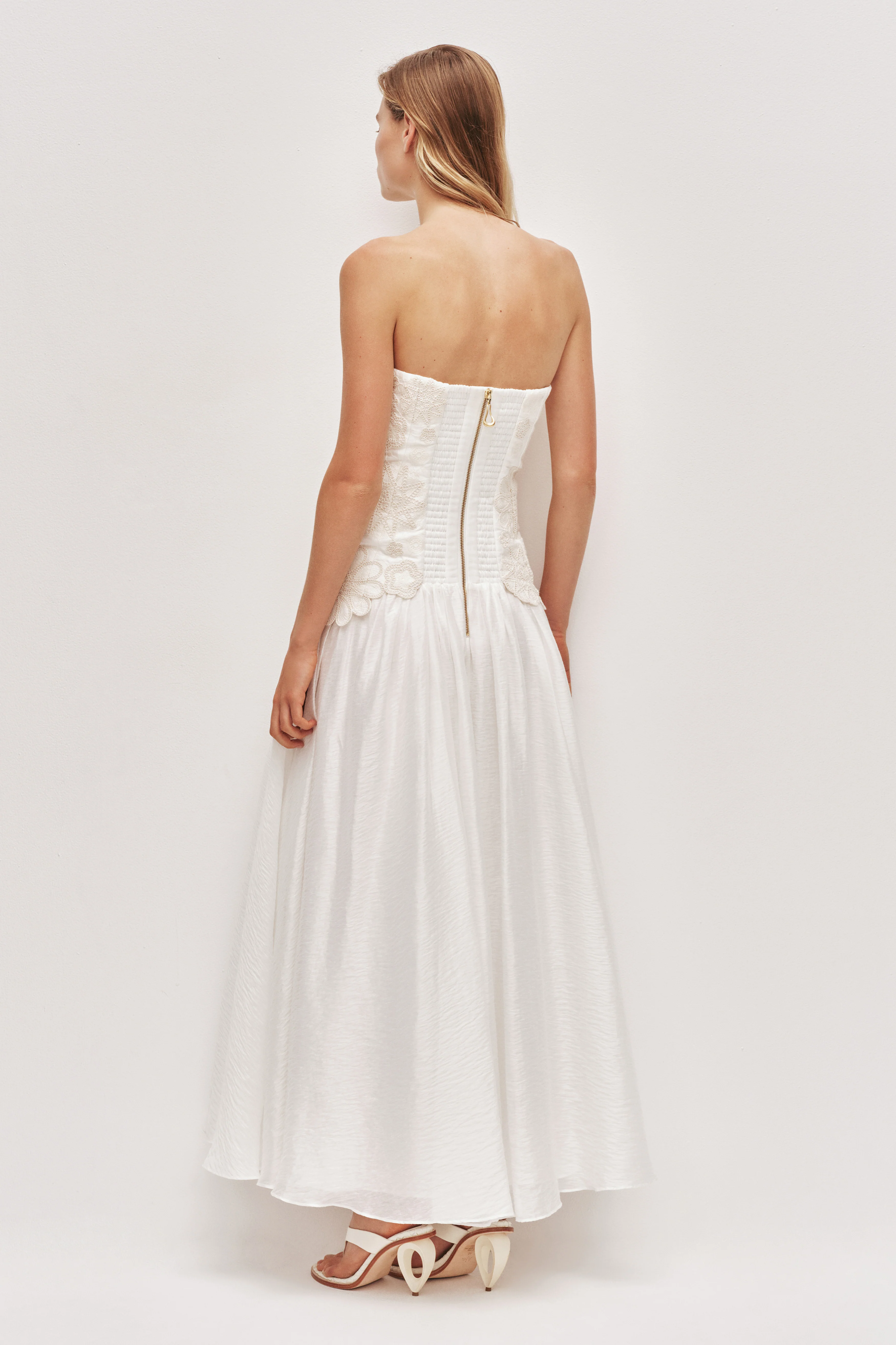 Gia Embroidered Gown - Image 7