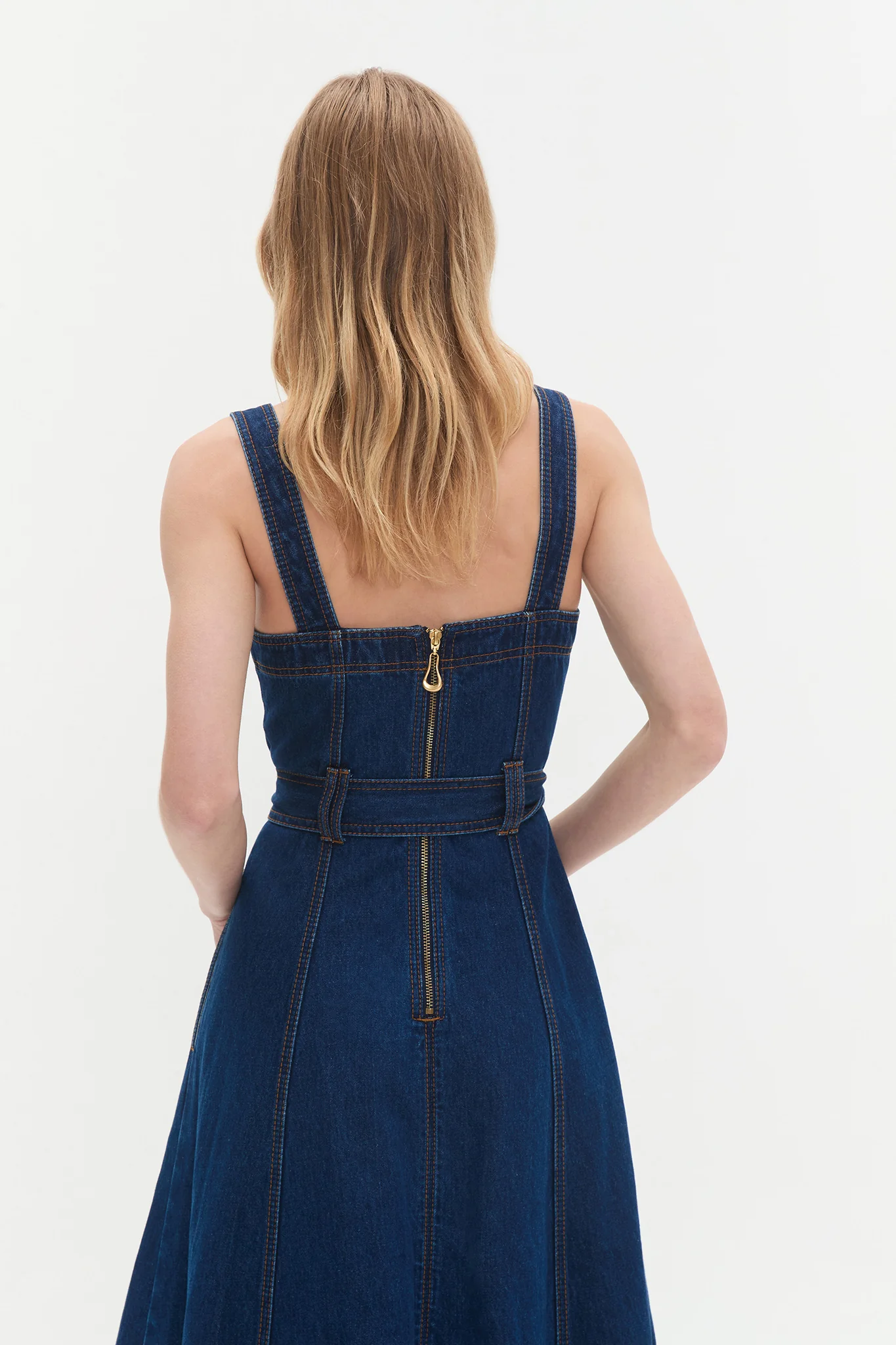 Gianna Denim Midi Dress - Image 7