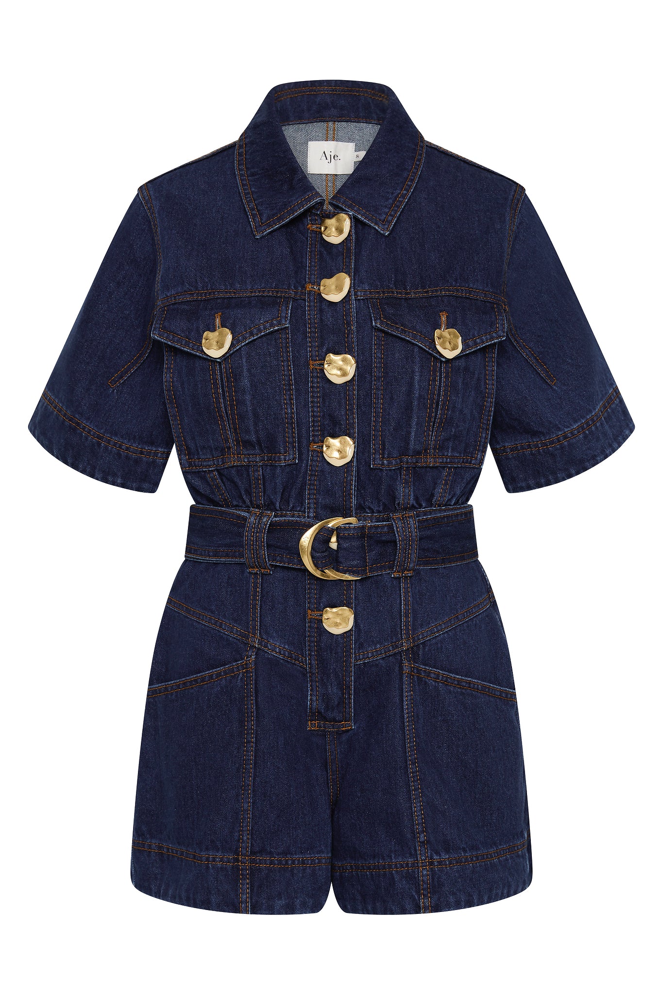 Gianna Denim Playsuit - Image 2
