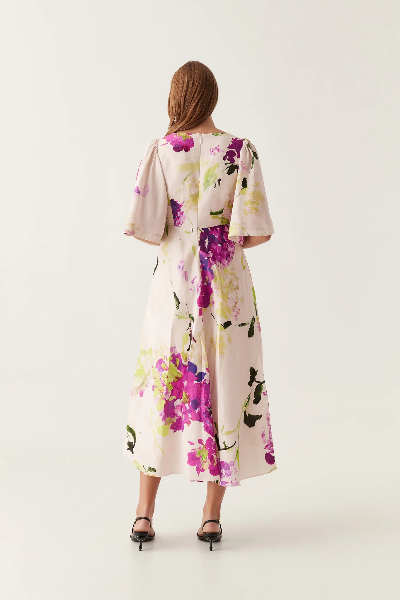 Gilda Bell Sleeve Midi Dress - Image 5