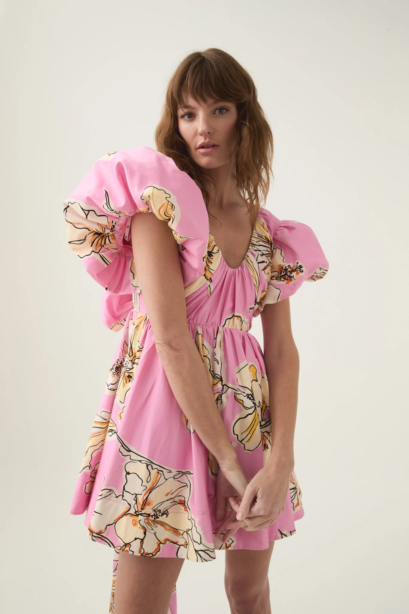 Gretta Bow Back Mini Dress - Image 3