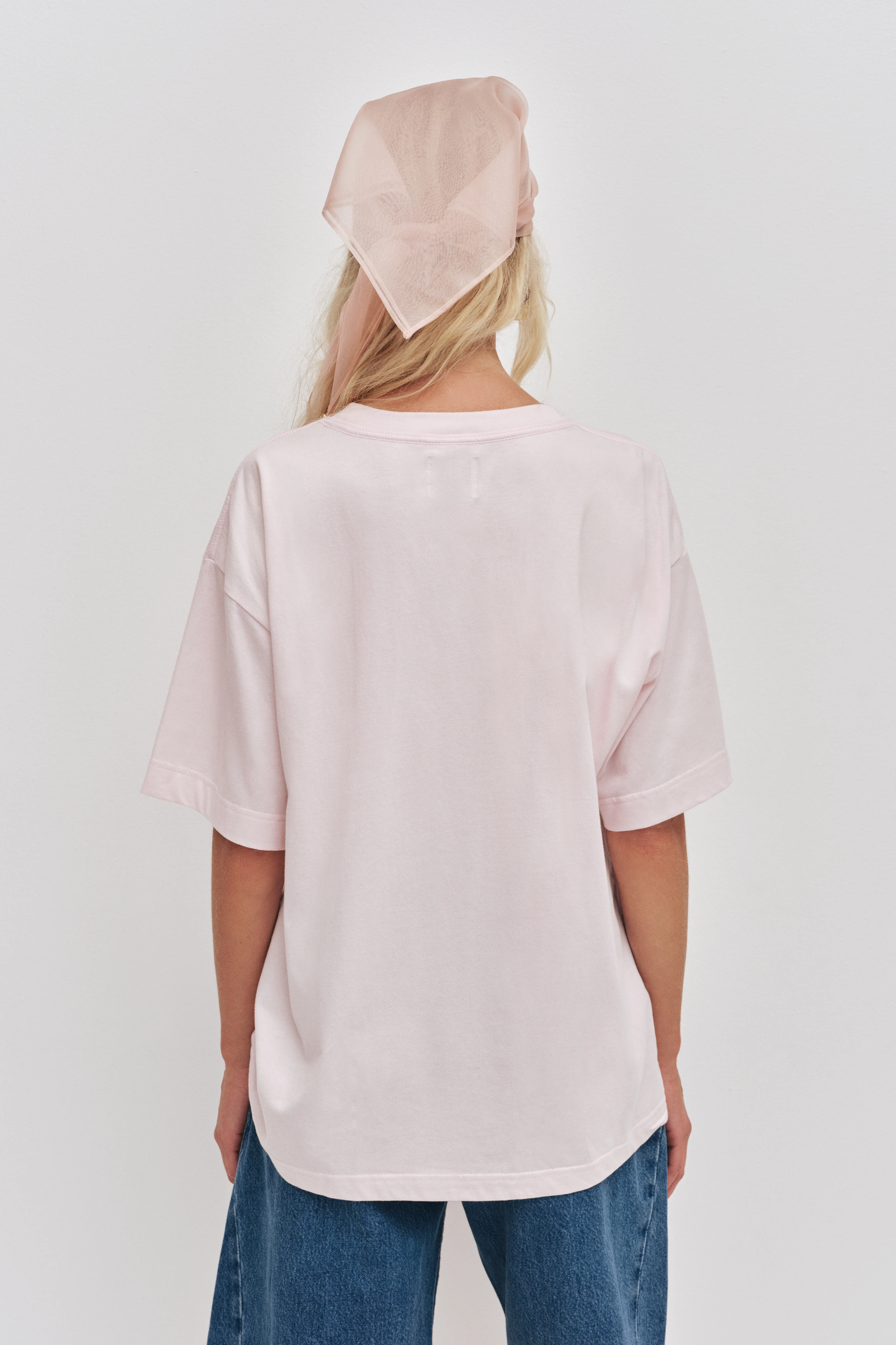 Halo Embroidered Oversized Tee - Image 6