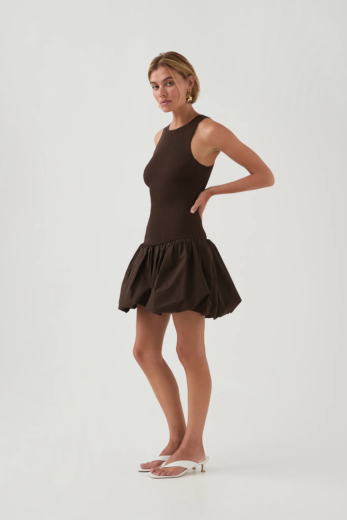 Havana Bubble Mini Dress - Image 3