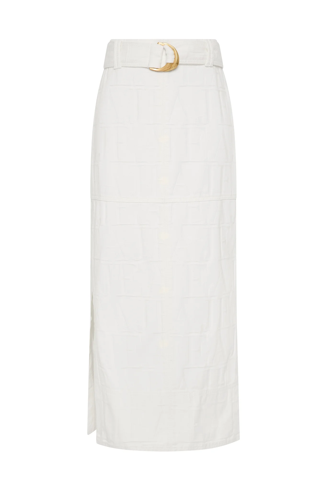 Helm Denim Midi Skirt - Image 2