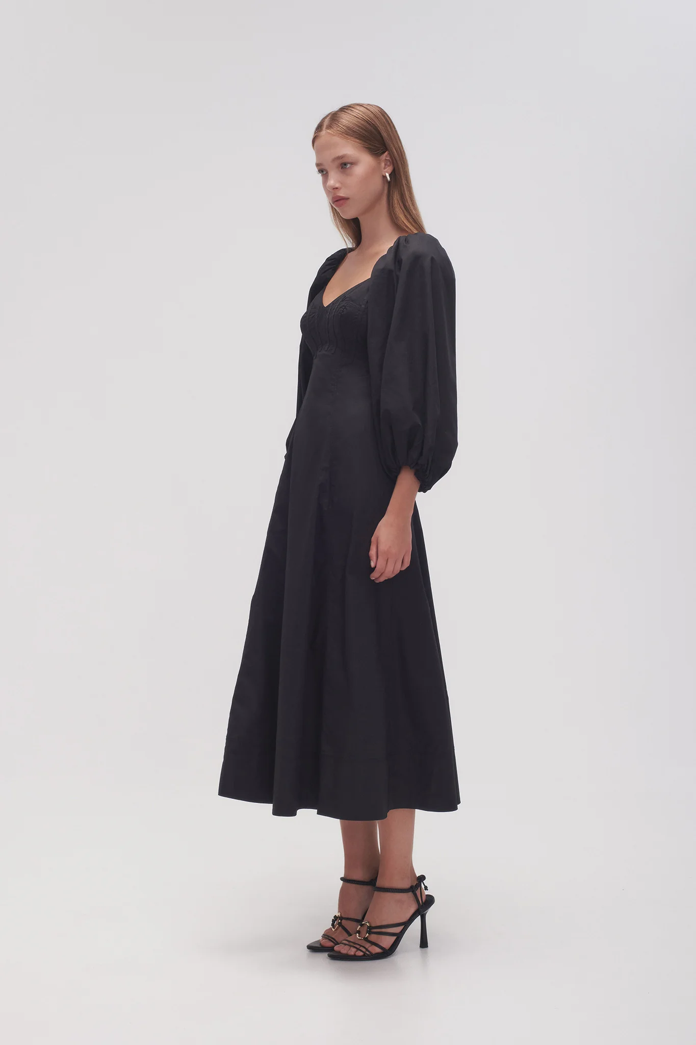 Hester Corsetted Midi Dress - Image 6