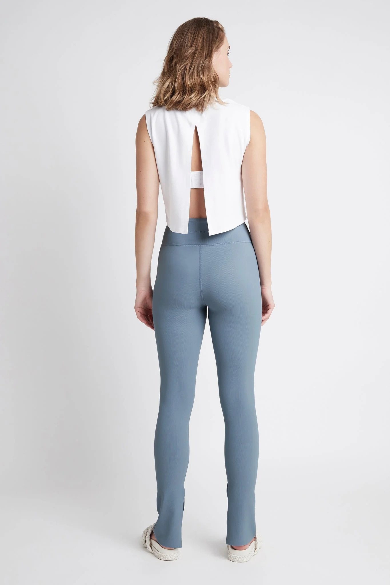 High Waist Split Hem Legging 205 - Image 5
