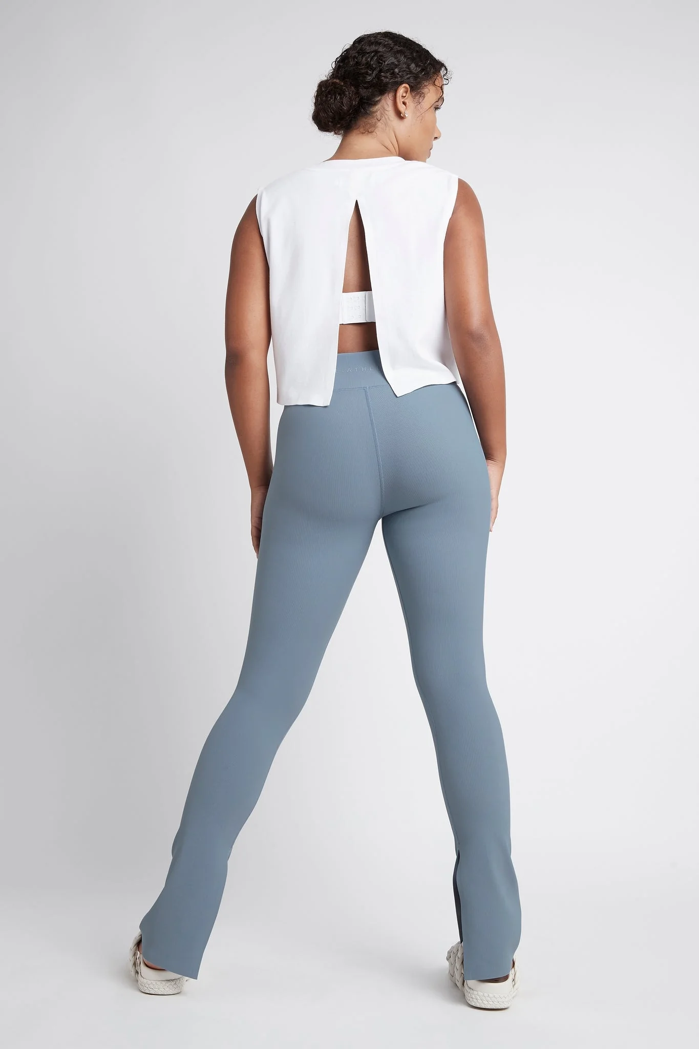 High Waist Split Hem Legging 205 - Image 9