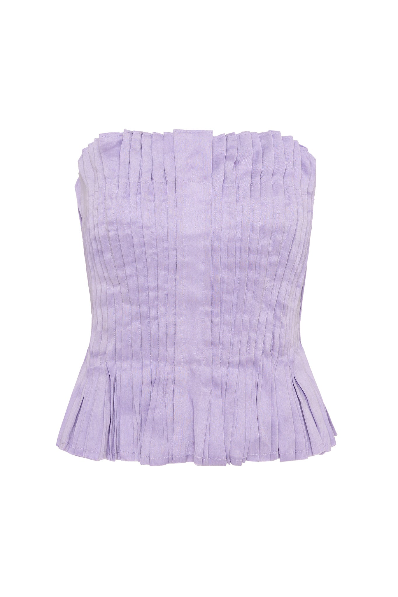Horizon Pintucked Corset Top