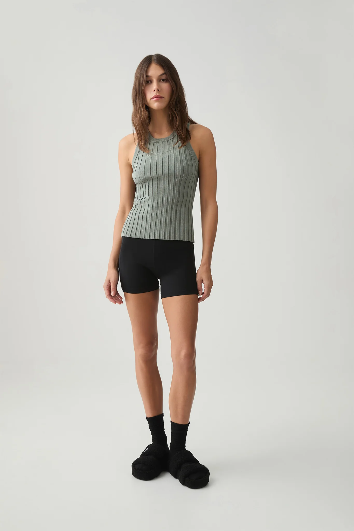 Hydra Logo Knit Ribbed Top - Image 2