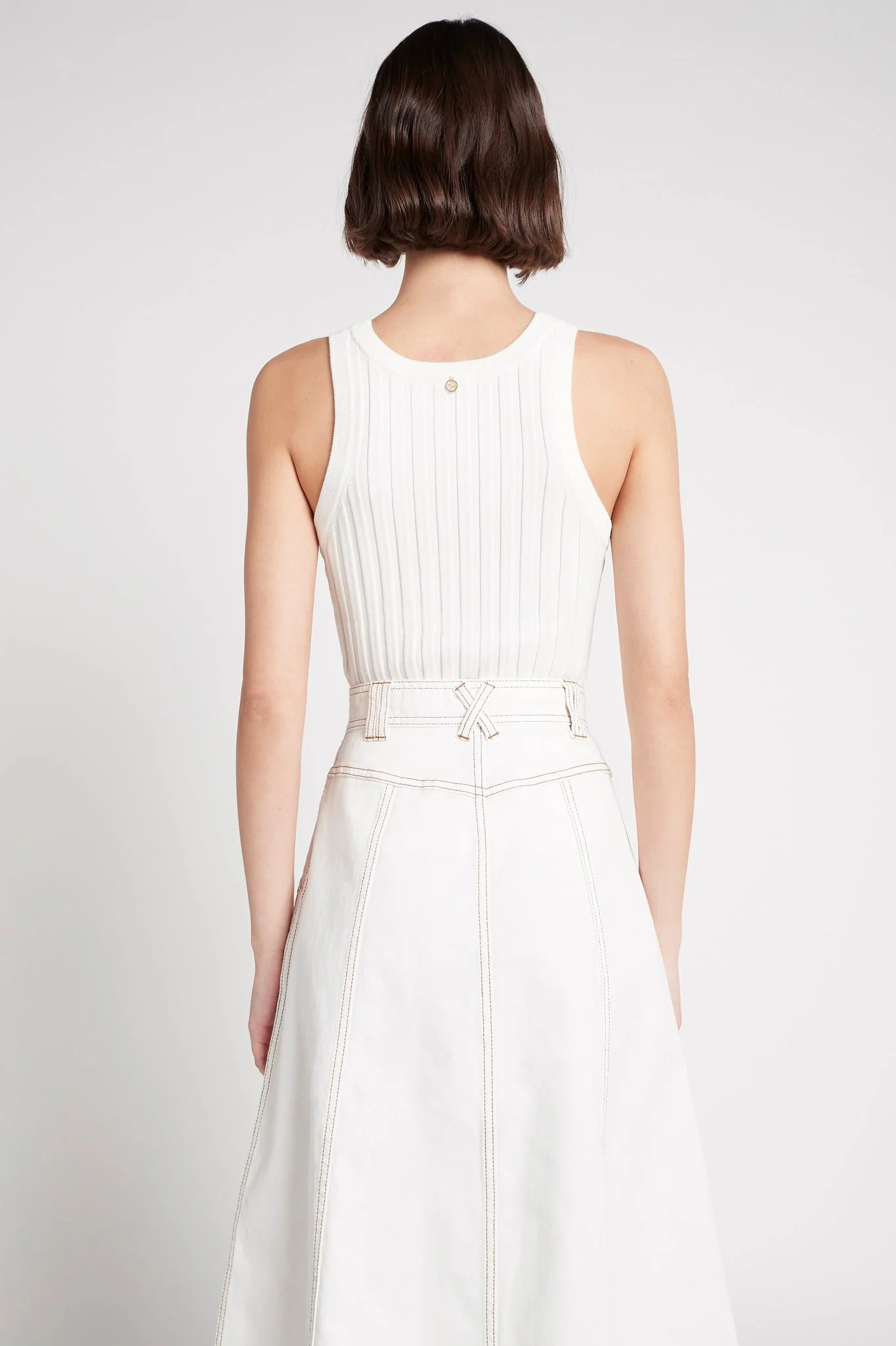 Hydra Racer Knit Ribbed Top - Image 6