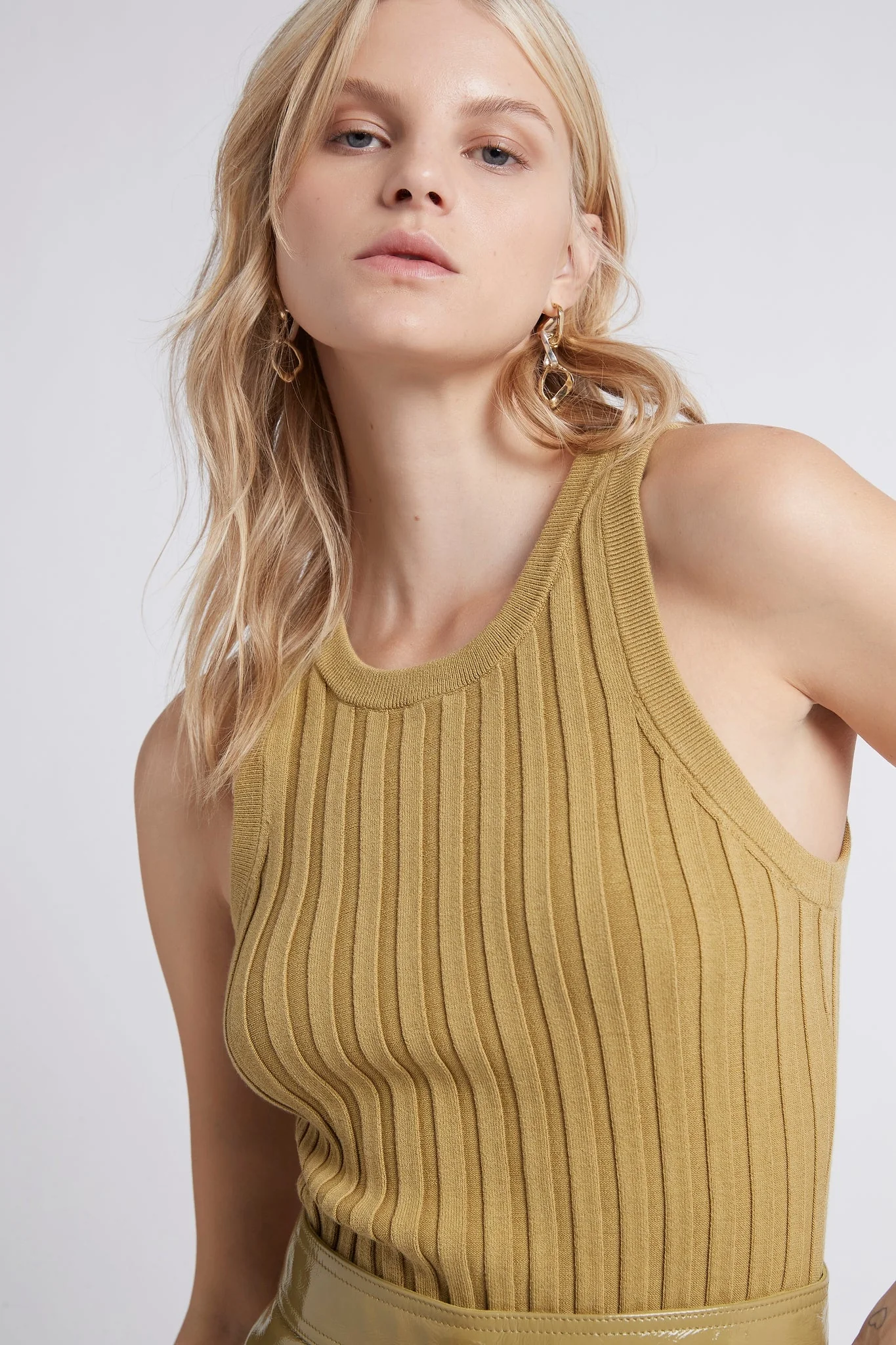 Hydra Racer Knit Ribbed Top - Image 4