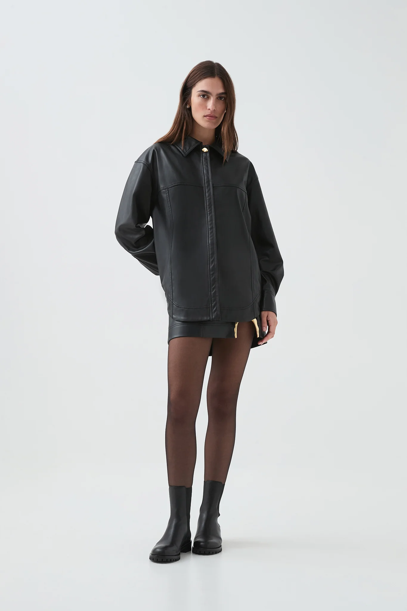 Illusion Hardware Mini Skirt - Image 3