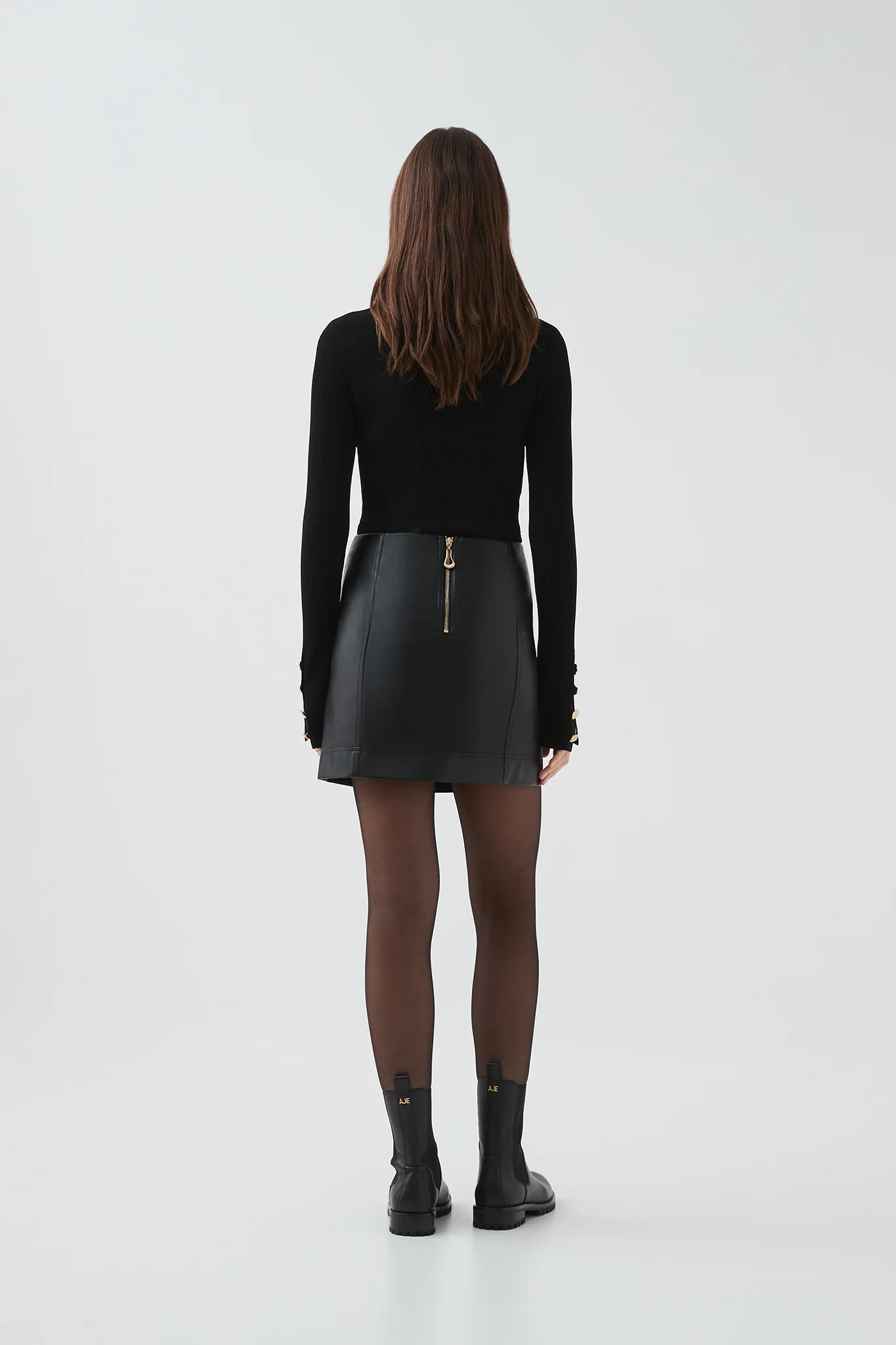 Illusion Hardware Mini Skirt - Image 5