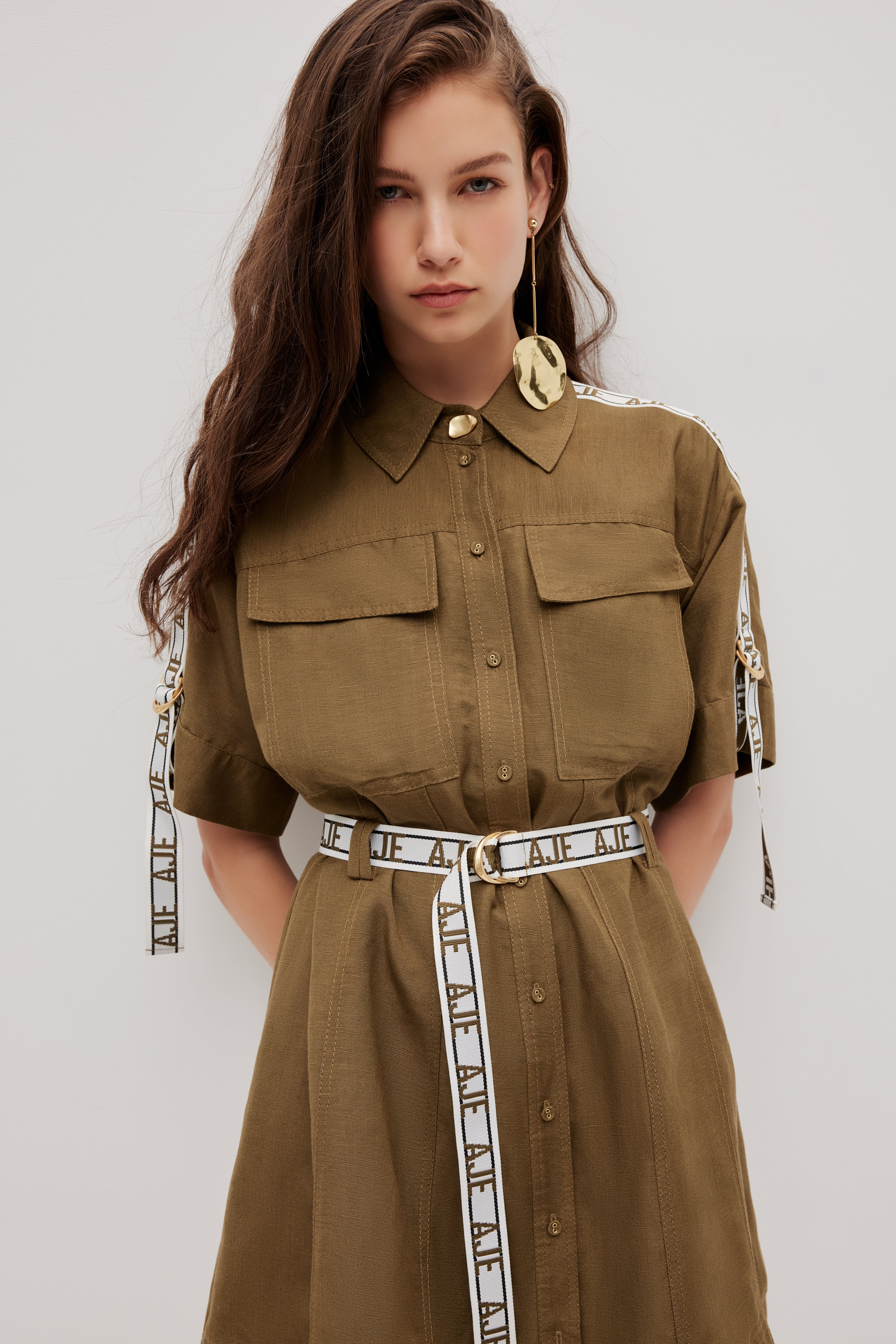 Imogen Logo Mini Dress - Image 3