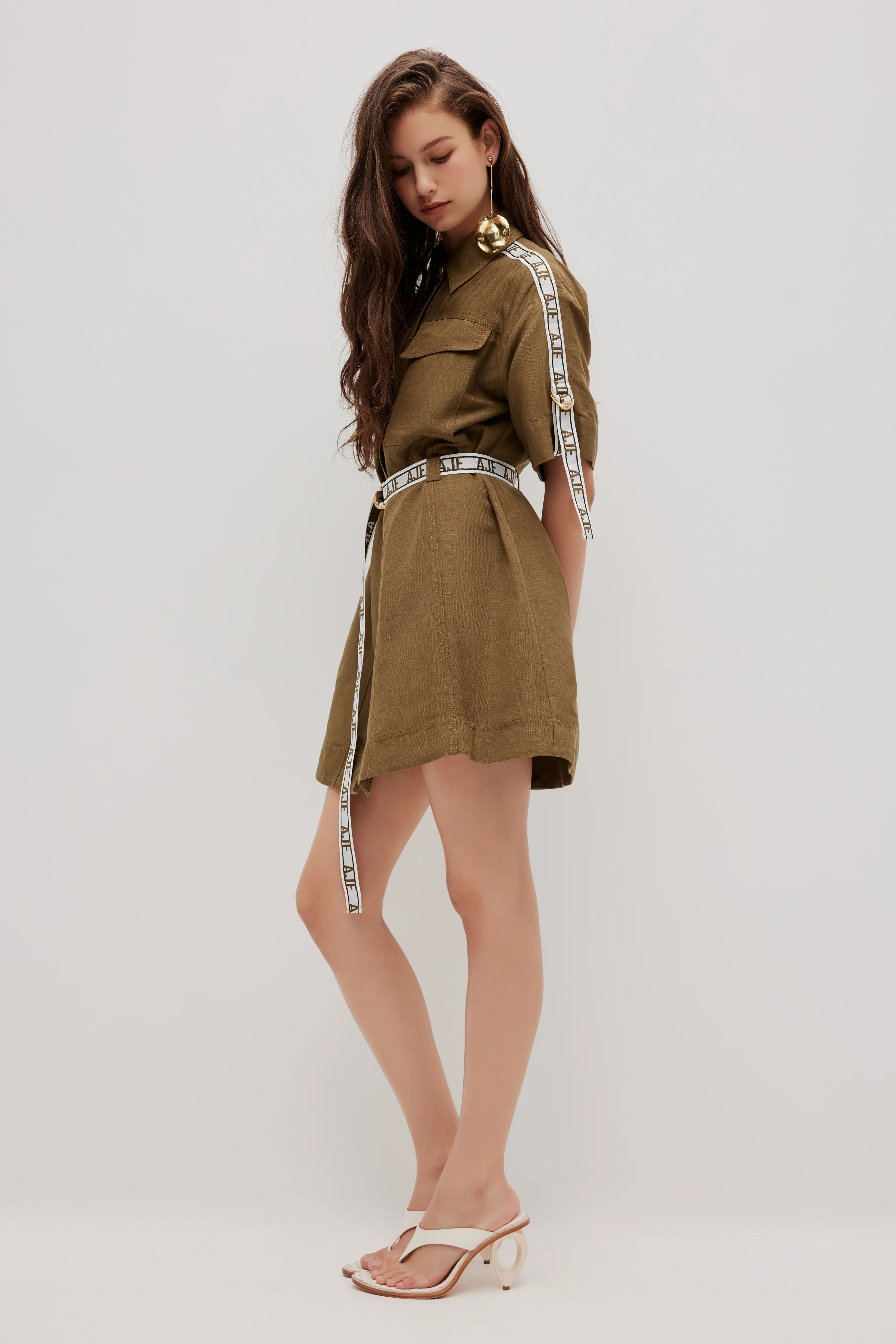 Imogen Logo Mini Dress - Image 5