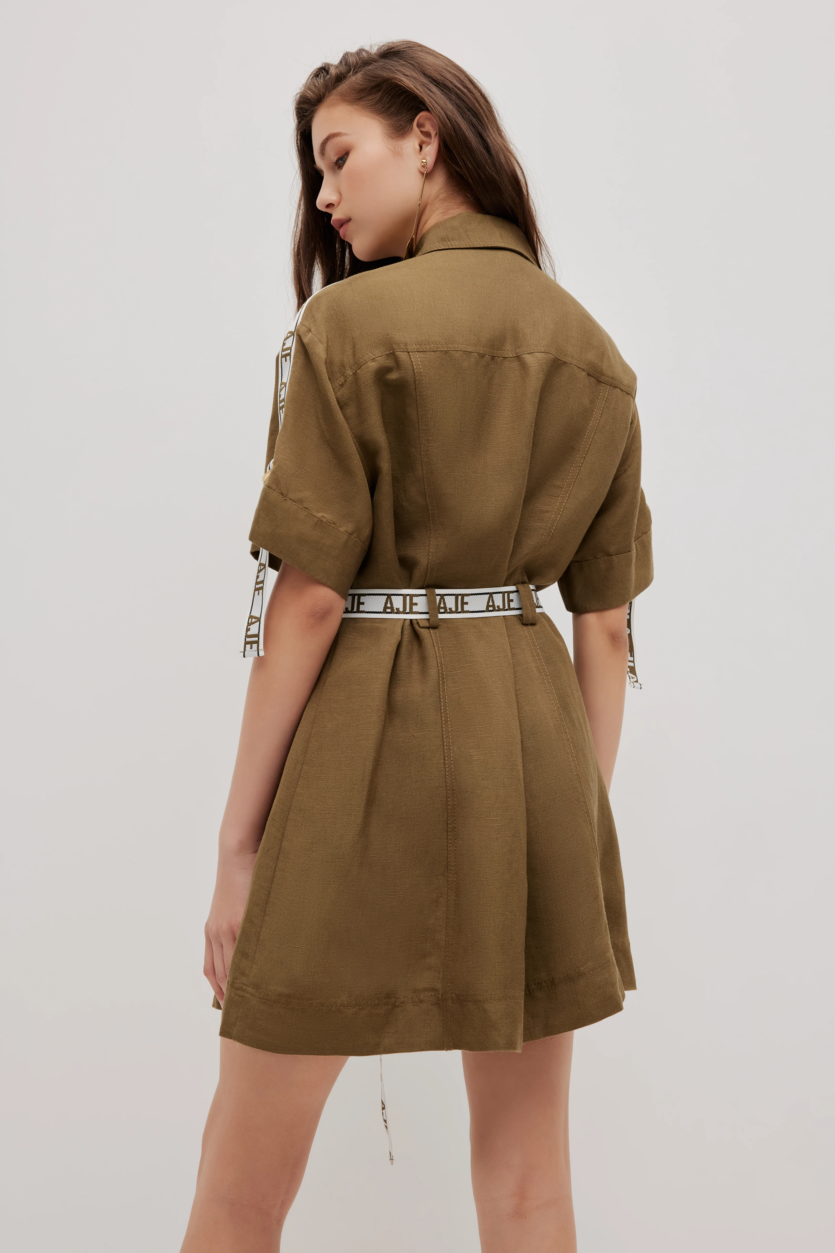 Imogen Logo Mini Dress - Image 7