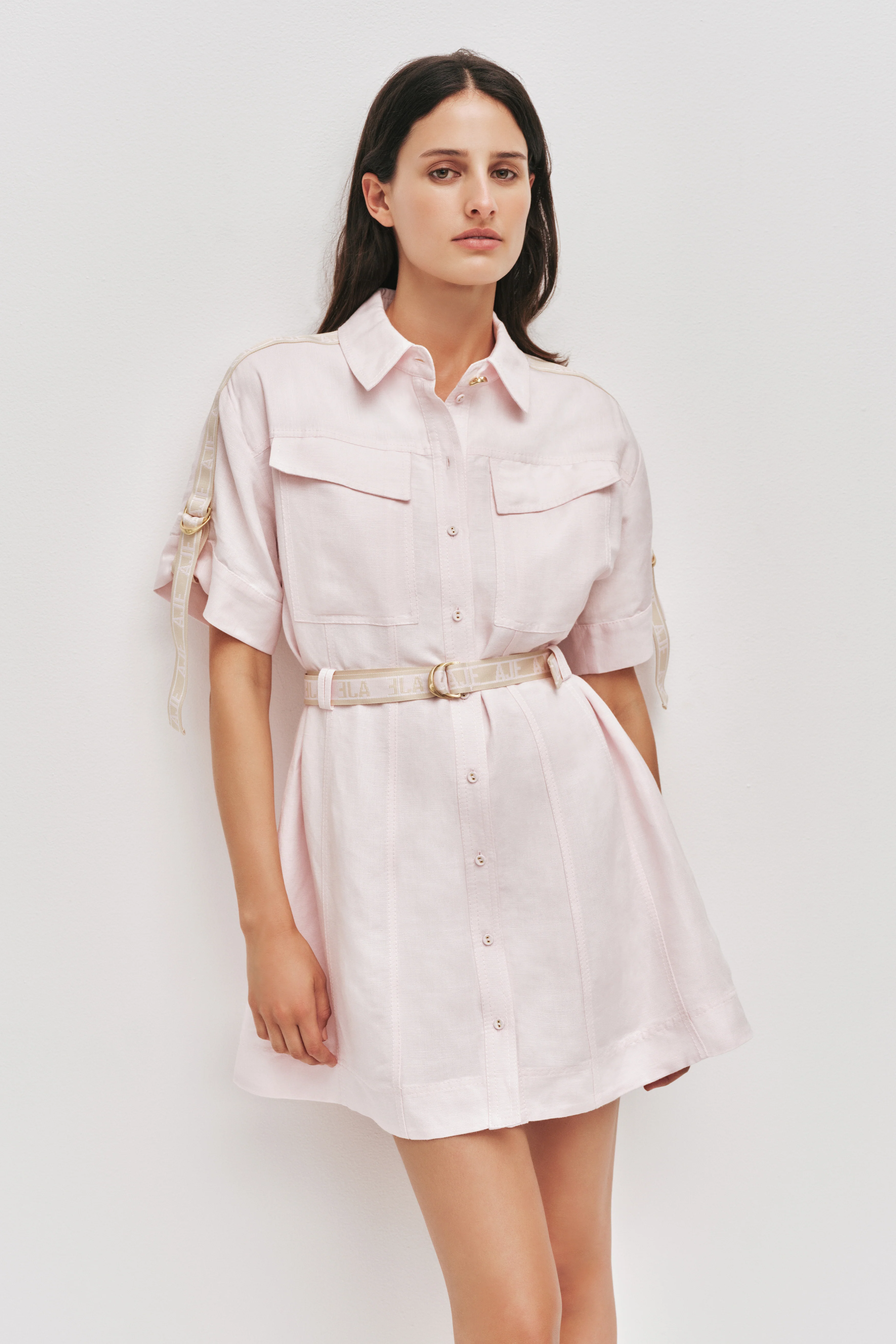 Imogen Logo Mini Dress - Image 3