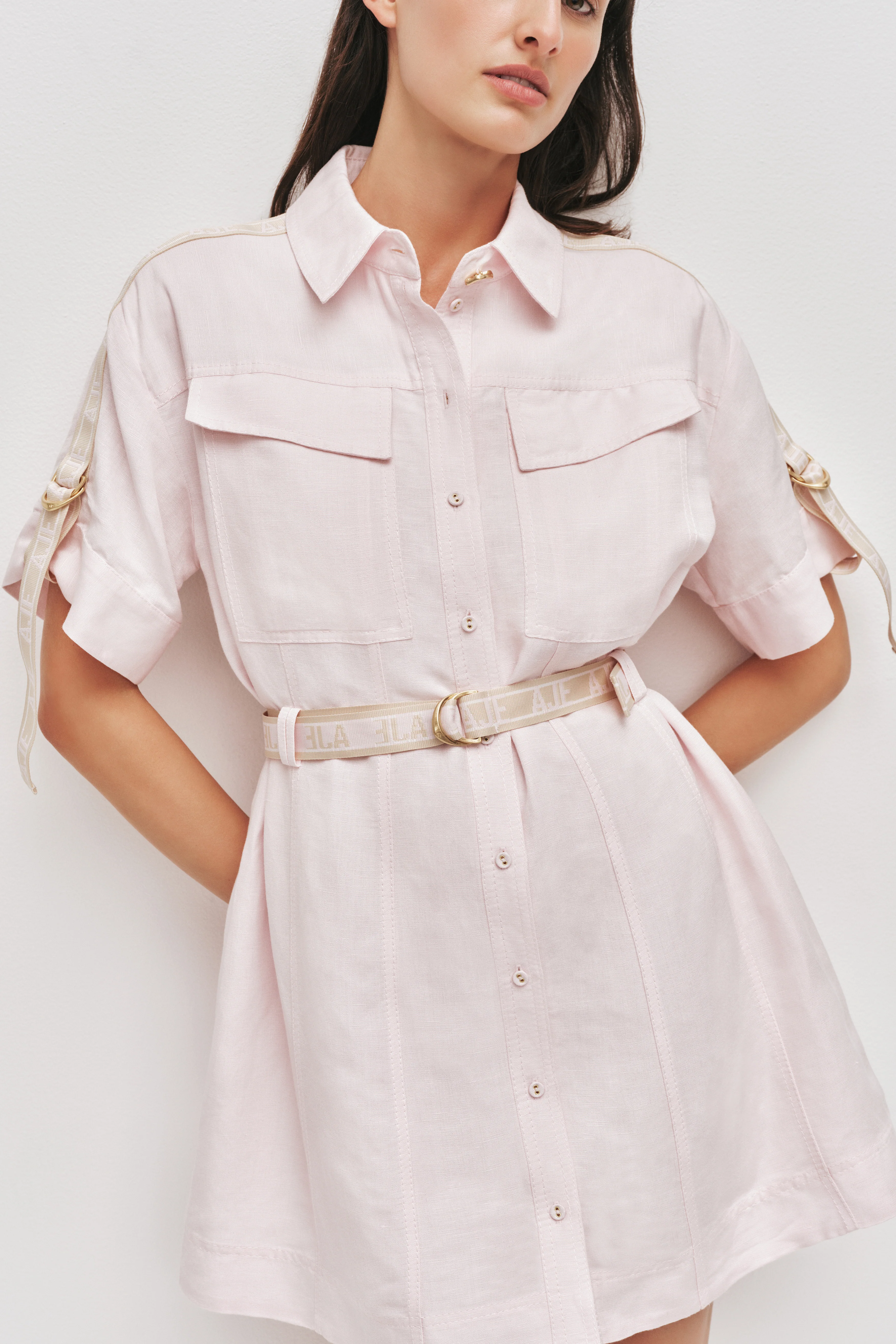 Imogen Logo Mini Dress - Image 5