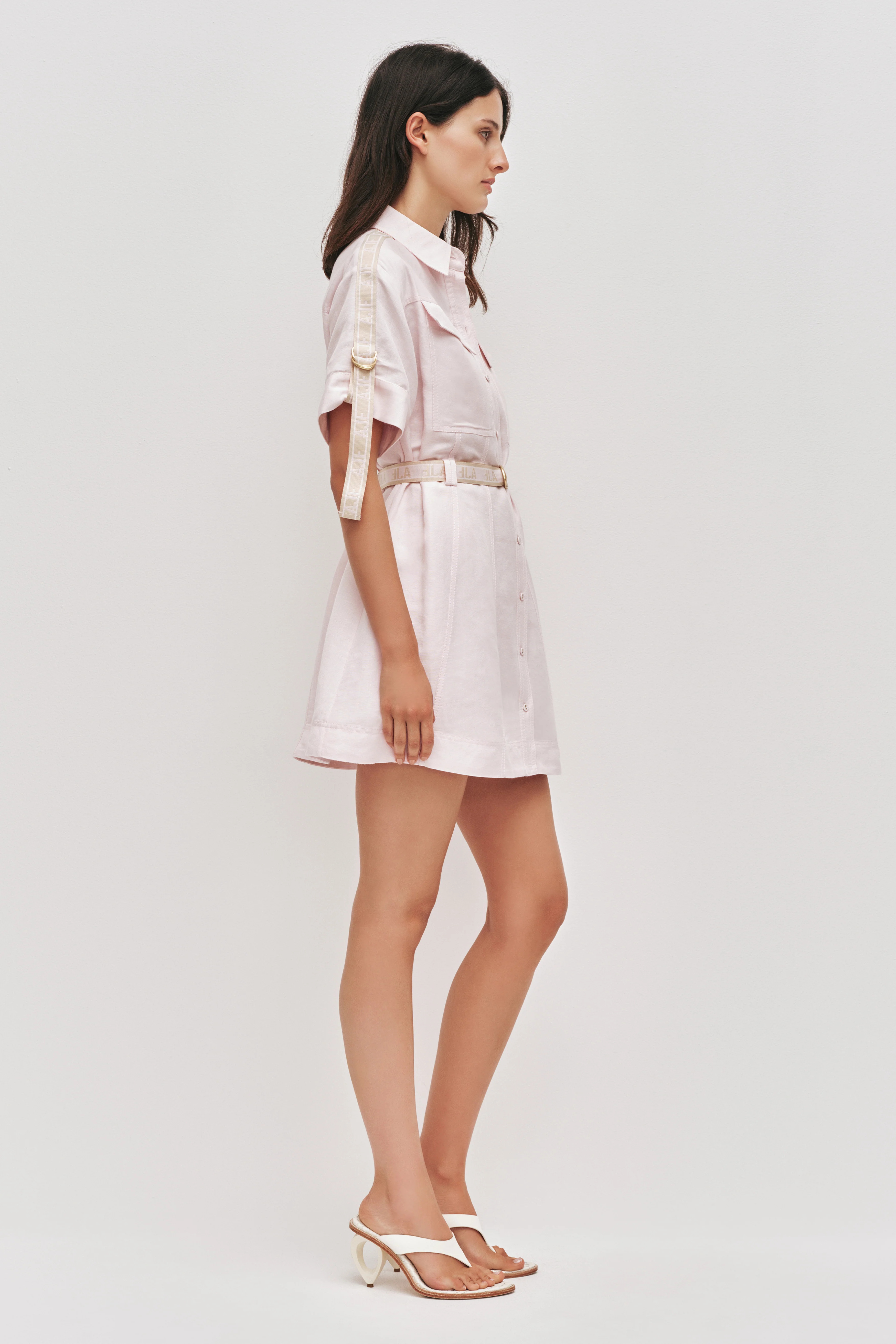 Imogen Logo Mini Dress - Image 6
