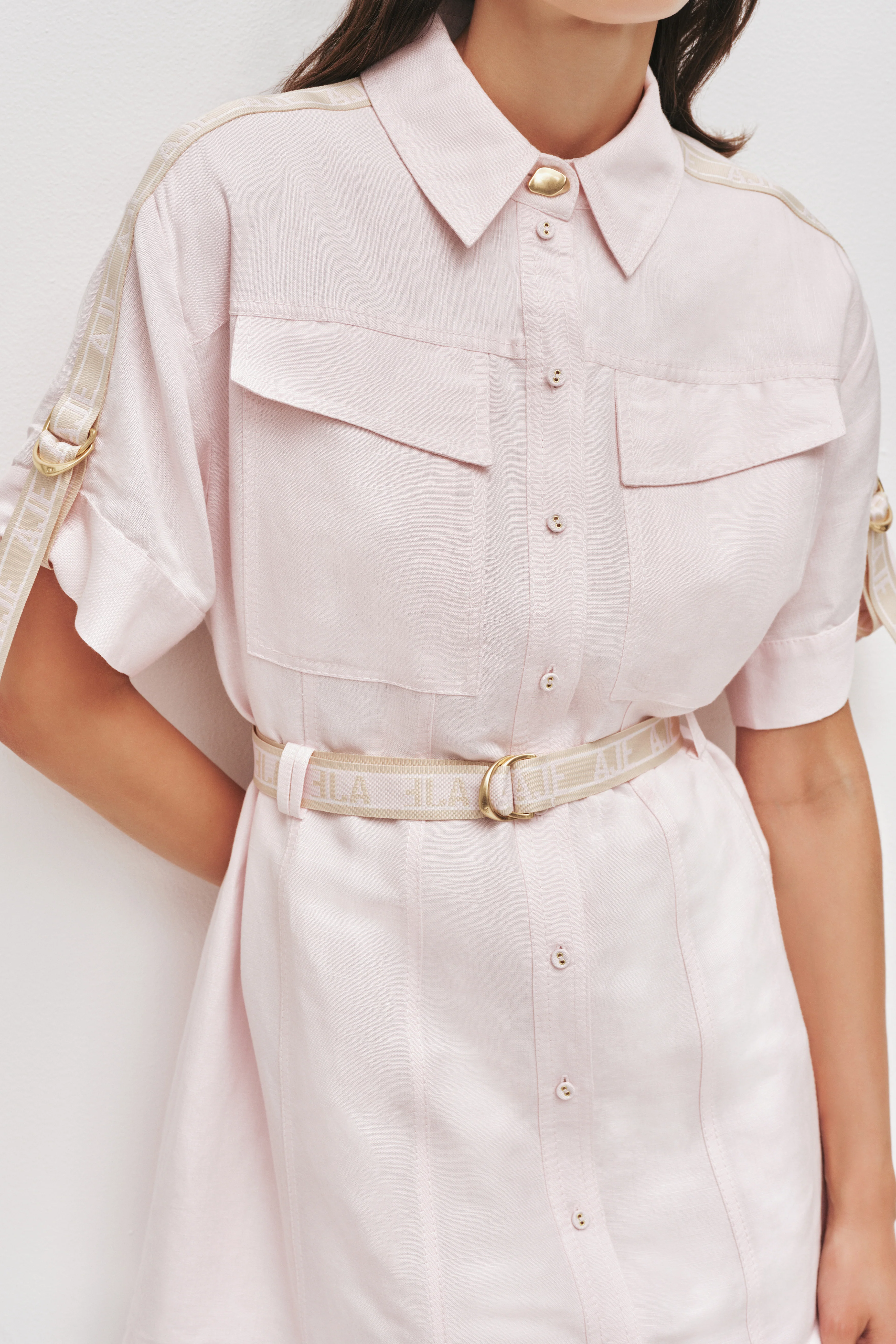 Imogen Logo Mini Dress - Image 8