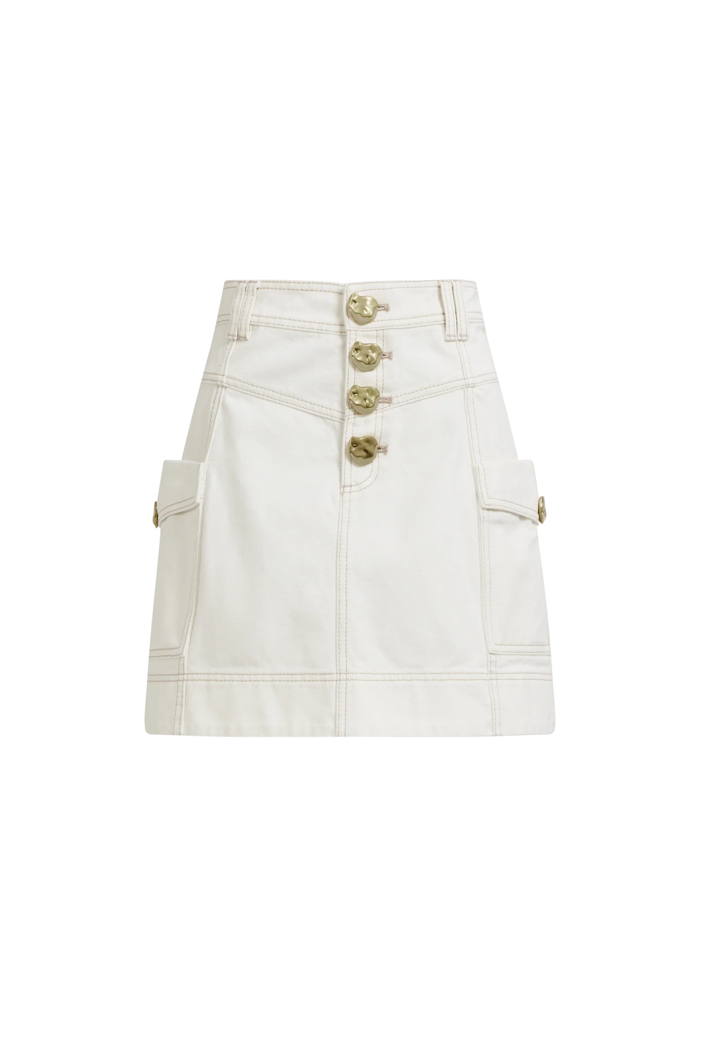 Ivy Denim Mini Skirt - Image 2