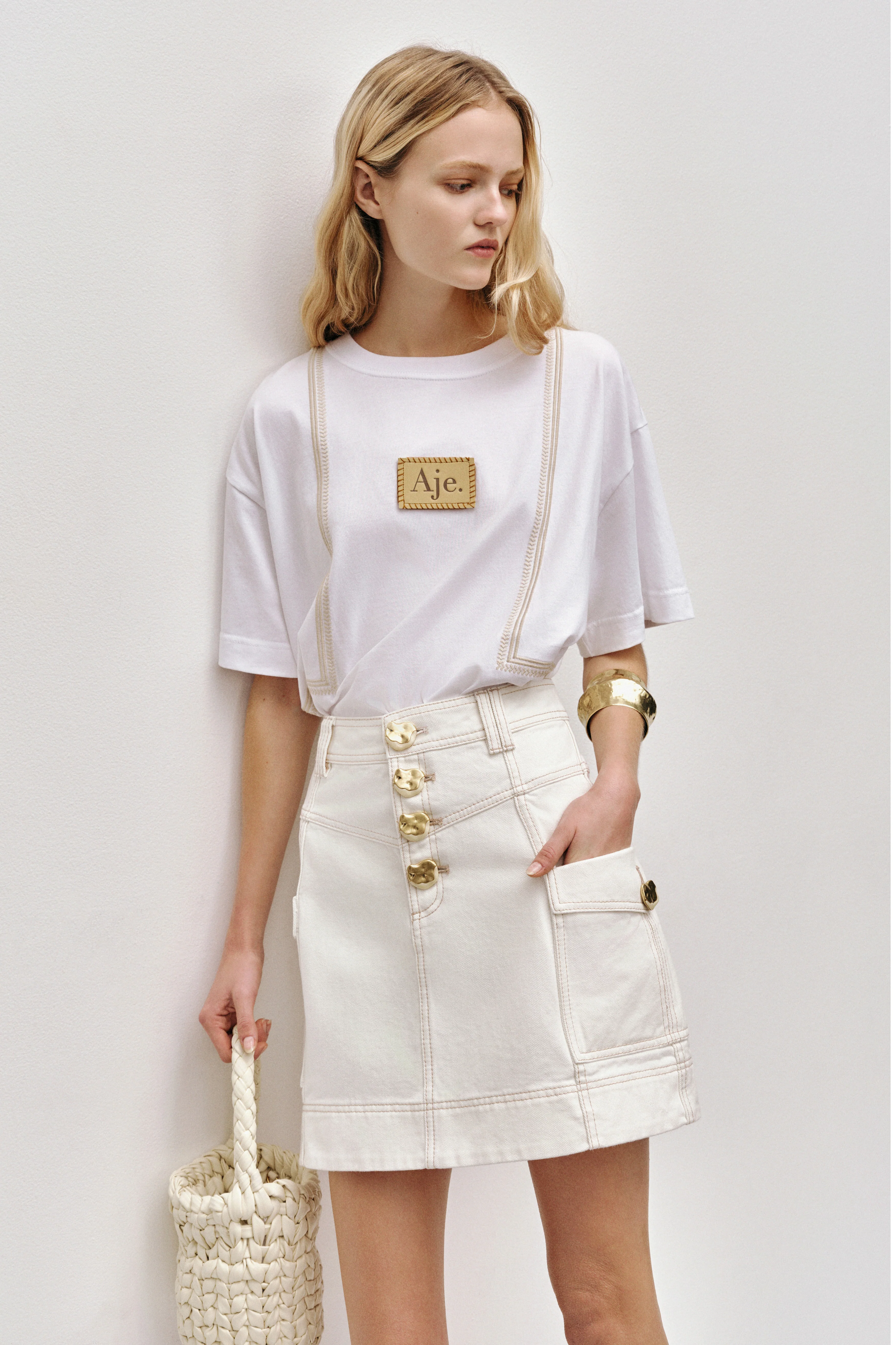 Ivy Denim Mini Skirt - Image 3