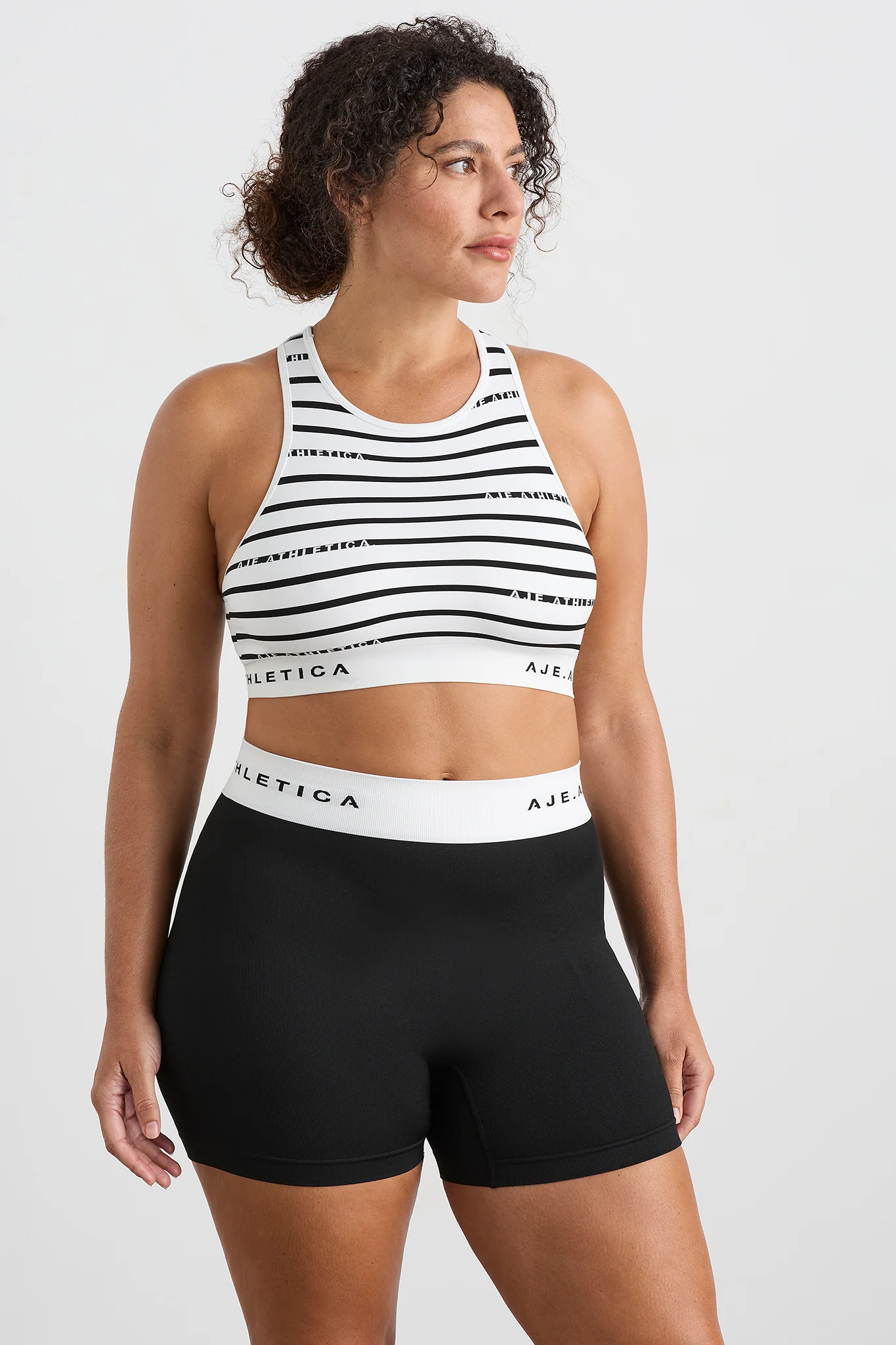 Jacquard Stripe Sports Bra 331 - Image 11