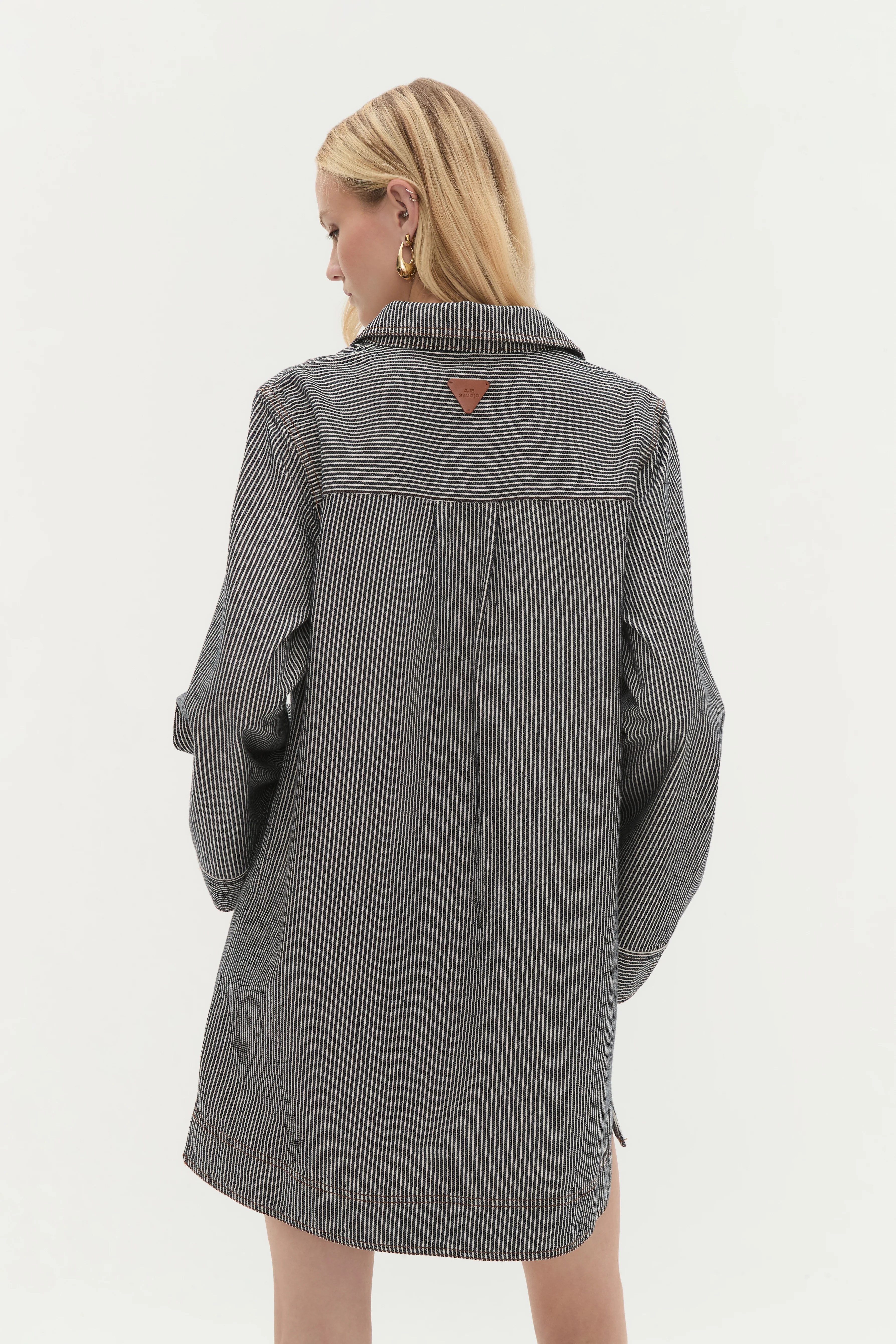 Josette Denim Tunic Dress - Image 7