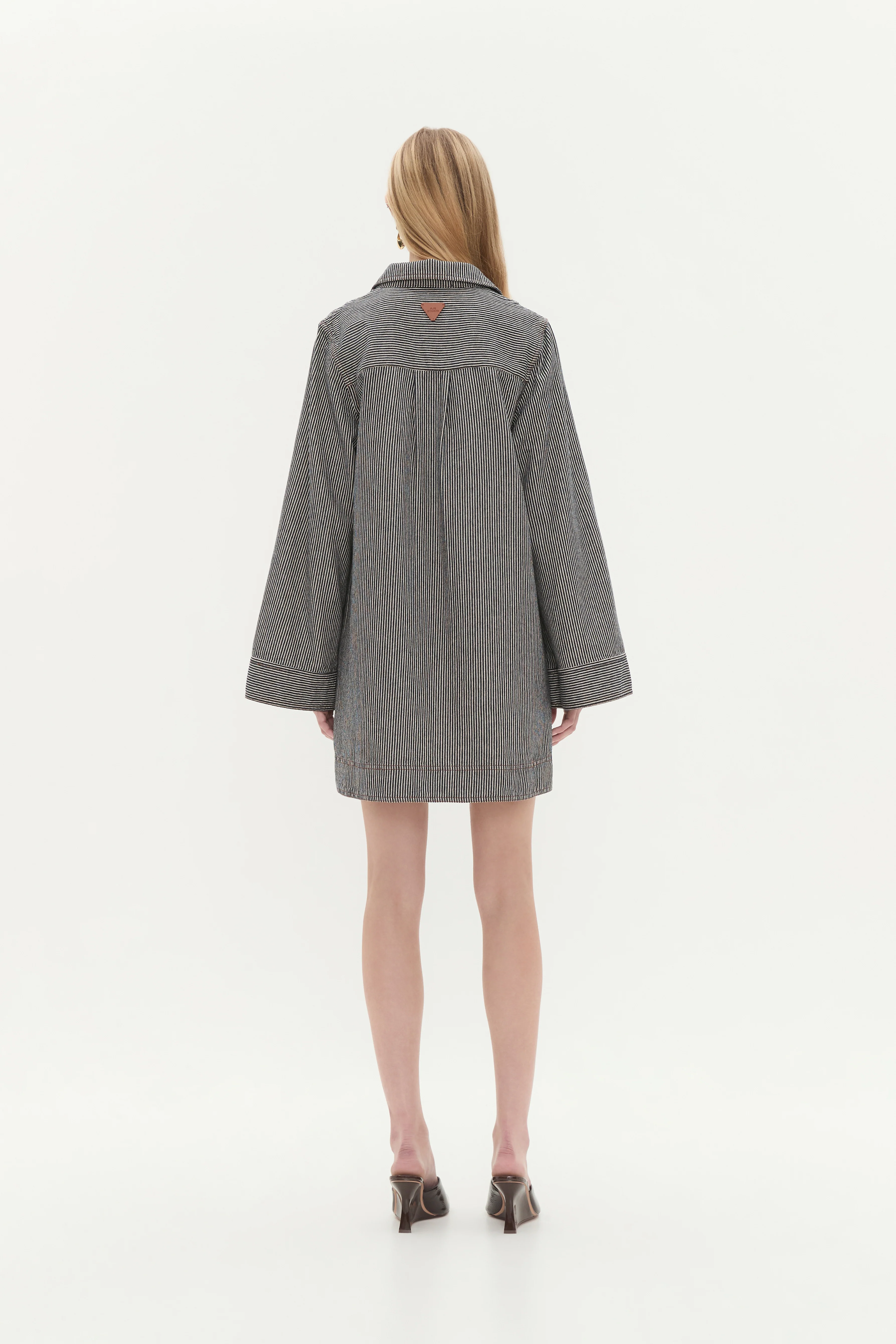 Josette Denim Tunic Dress - Image 8