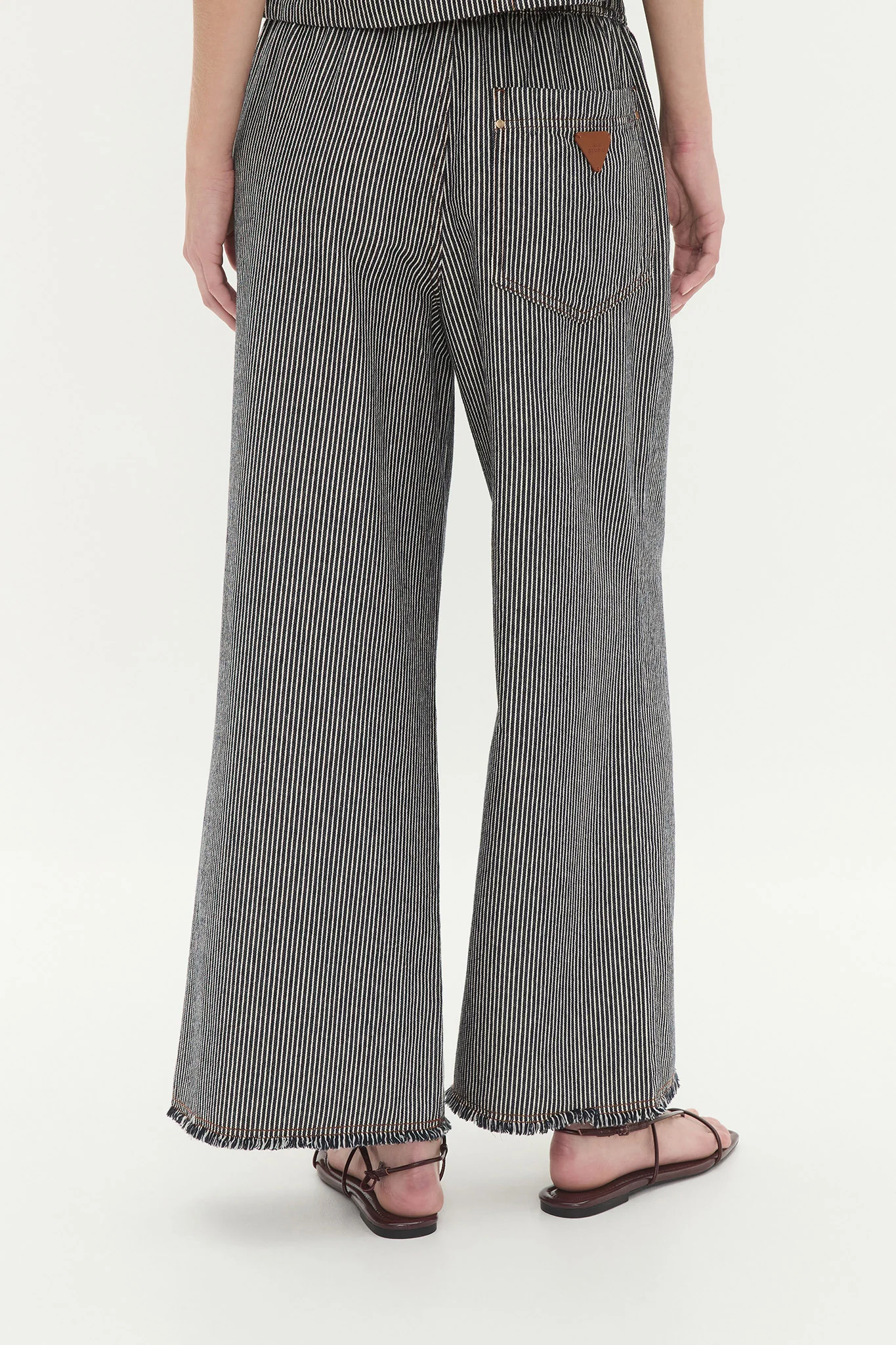 Josette Striped Denim Jeans - Image 8