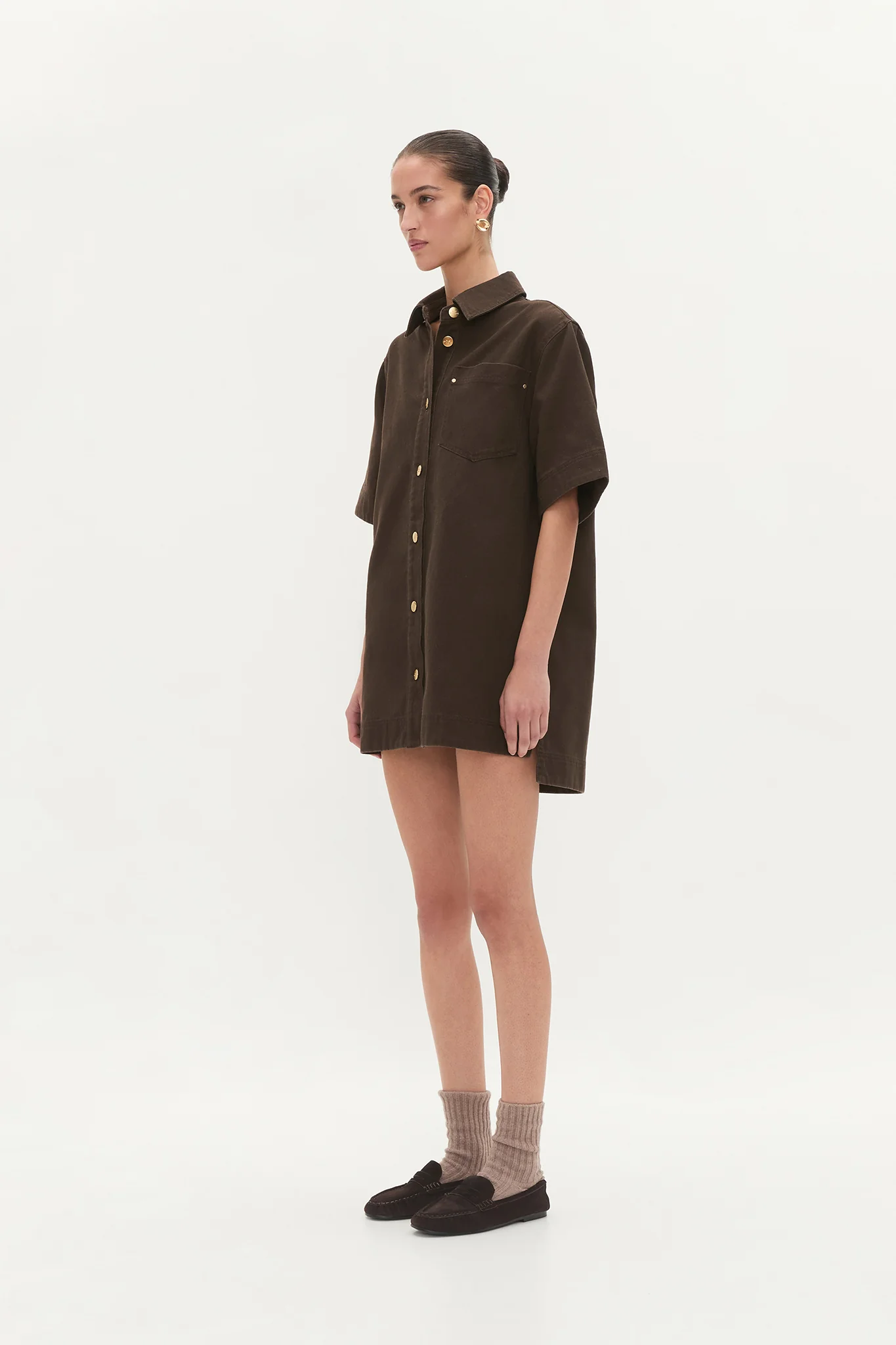 Junee Denim Shirt Dress - Image 5
