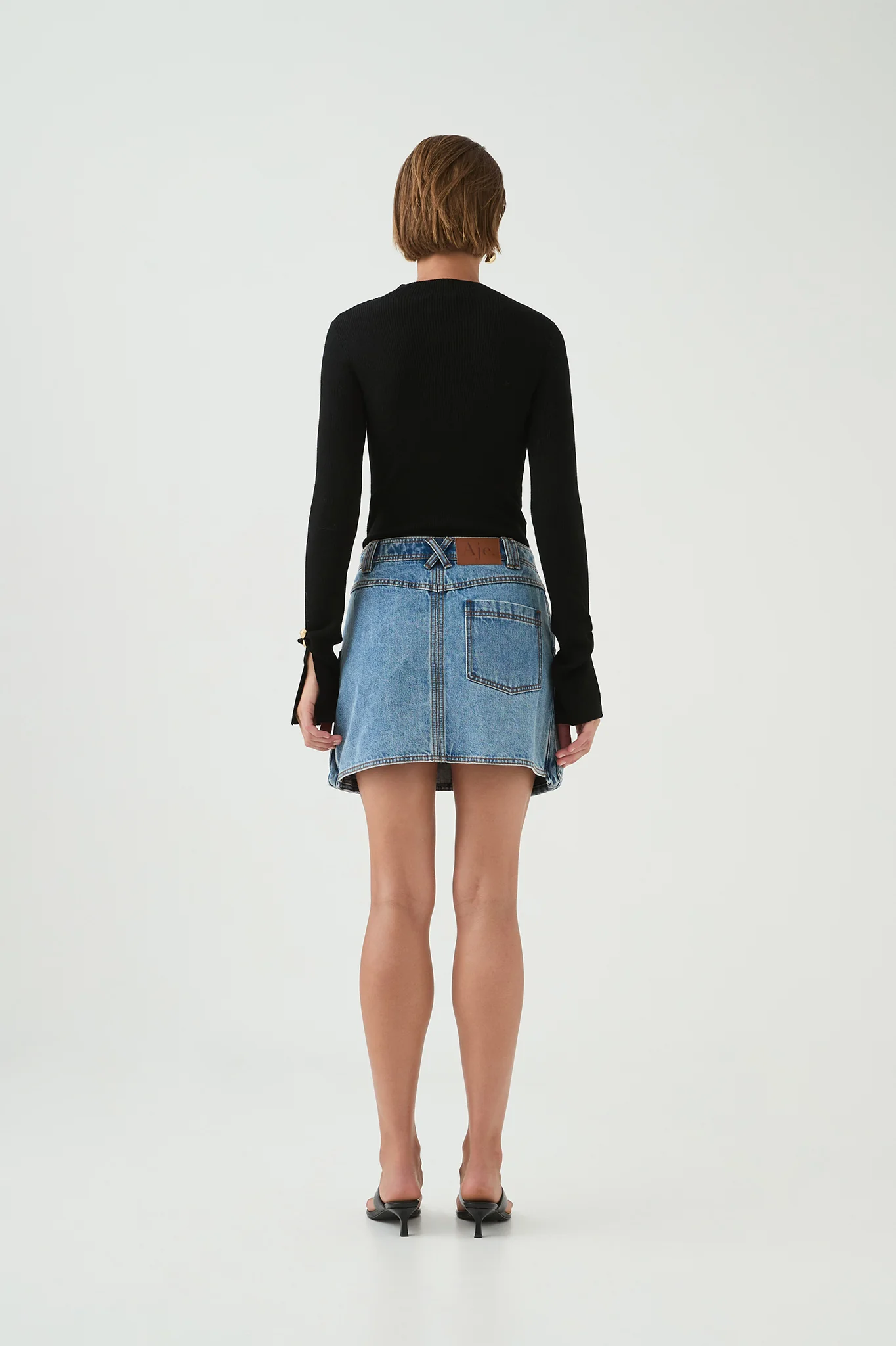 Juno Denim Micro Mini Skirt - Image 7