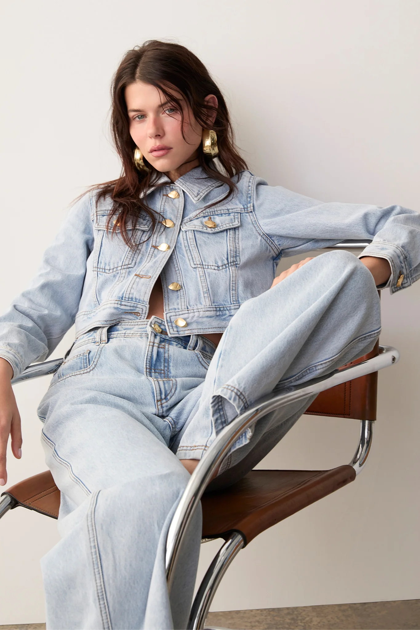 Kai Denim Cropped Jacket - Image 5