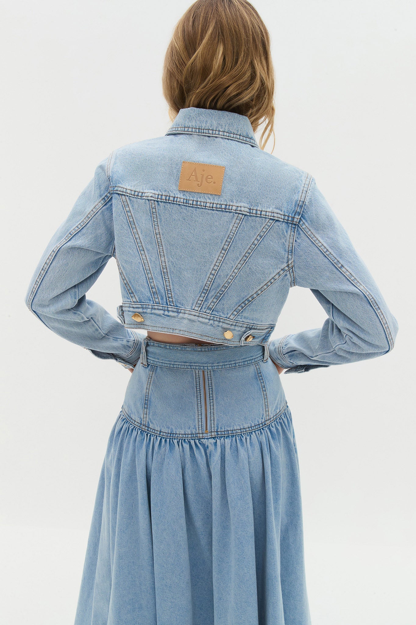 Kai Denim Cropped Jacket - Image 7