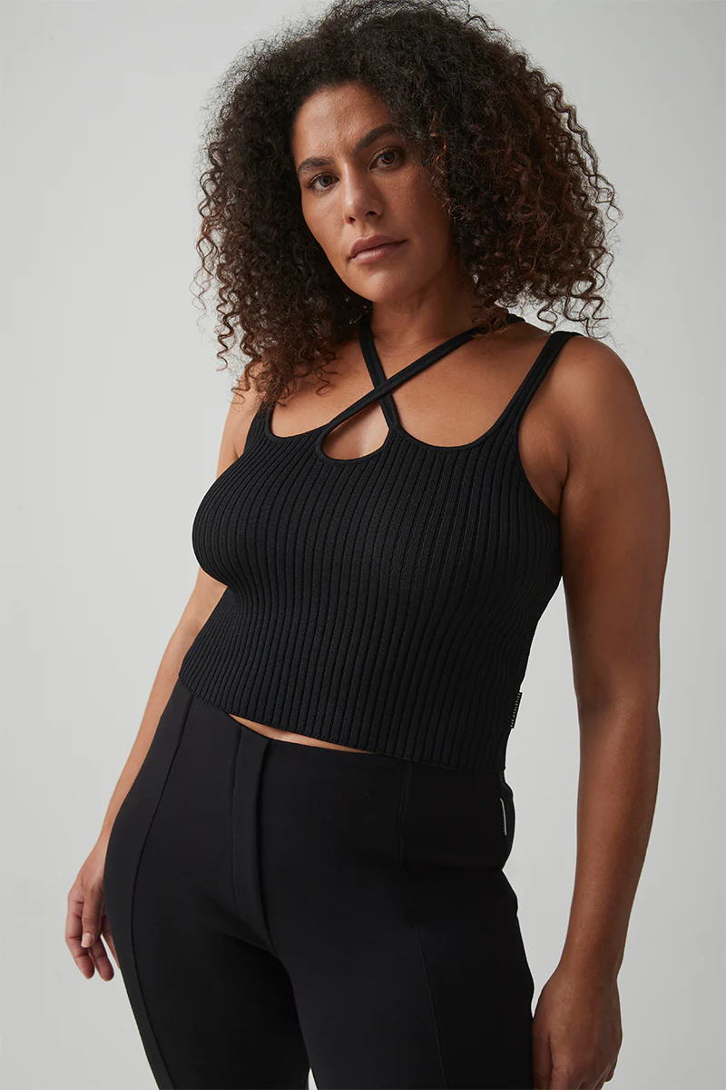 Crossover Knit Strap Tank 165 - Image 8
