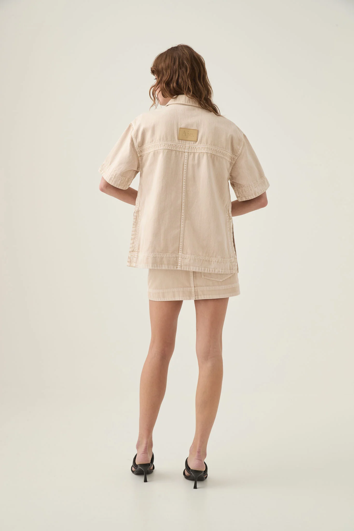 Kya Contrast Denim Shirt - Image 6