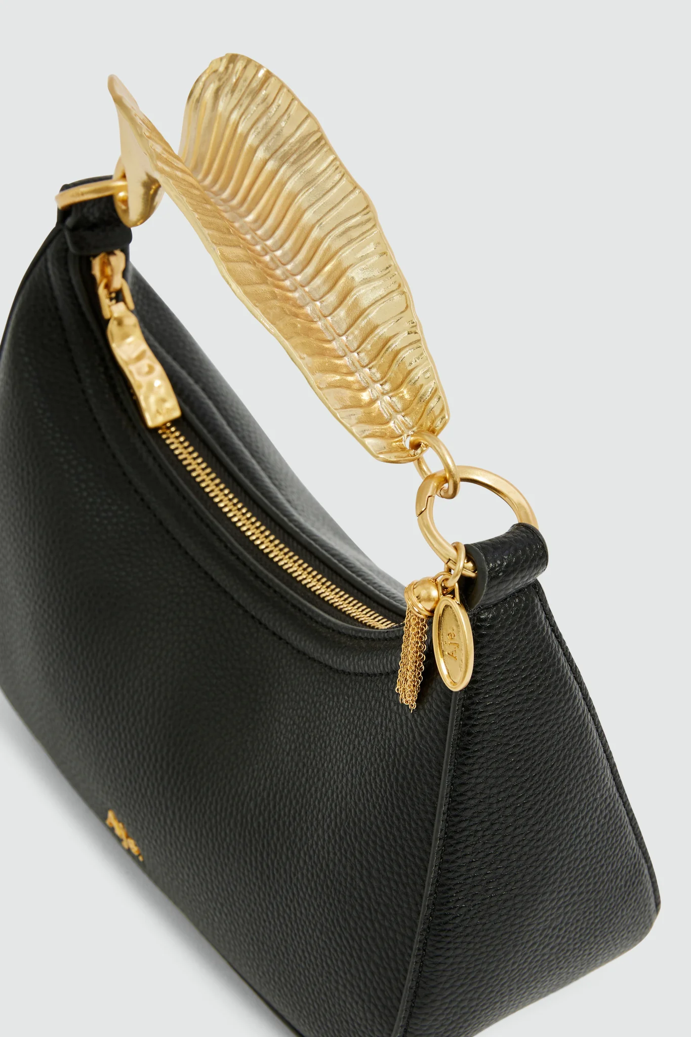 Leaf Texture Top Handle Bag - Image 8