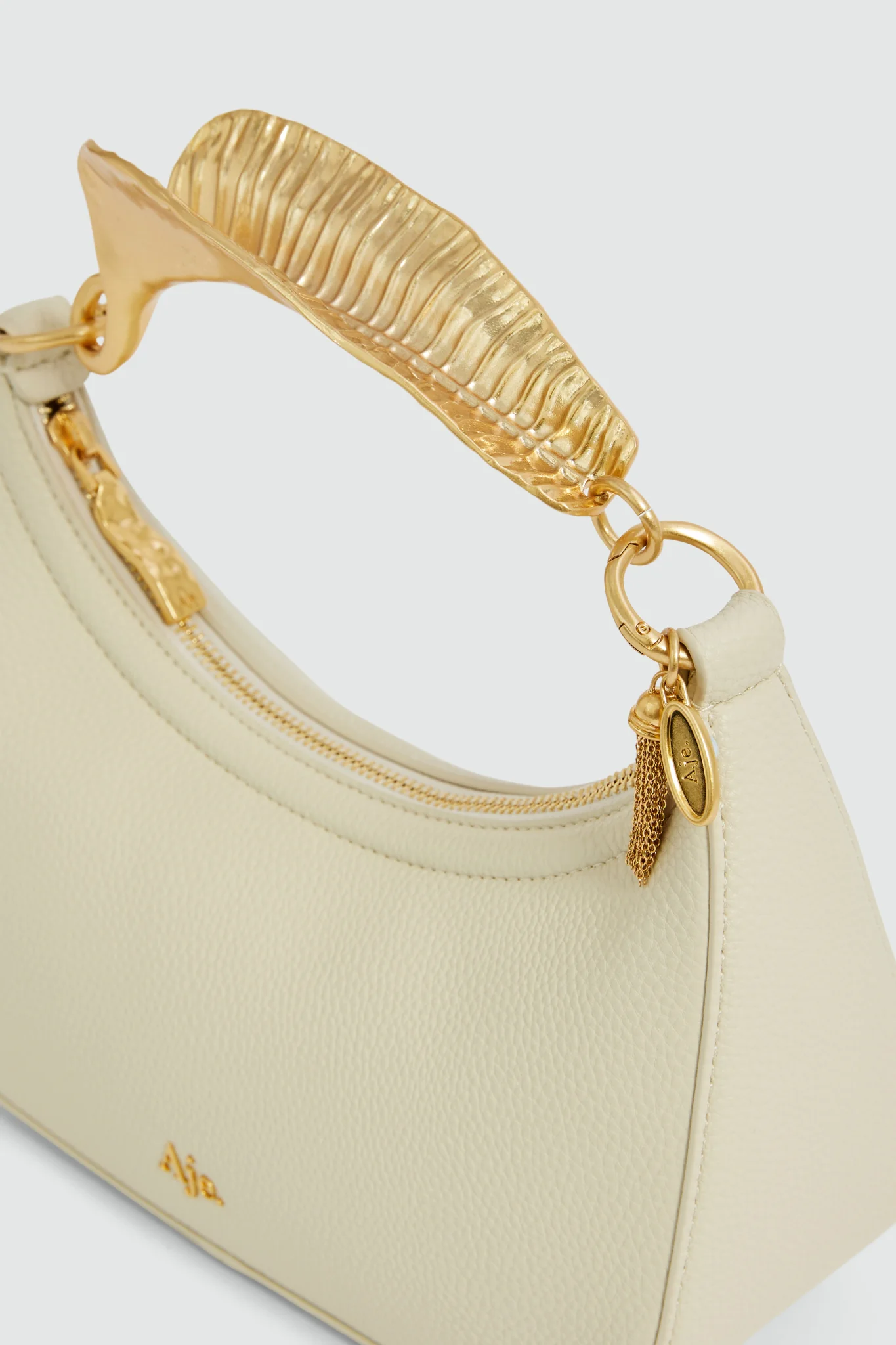 Leaf Texture Top Handle Bag - Image 3