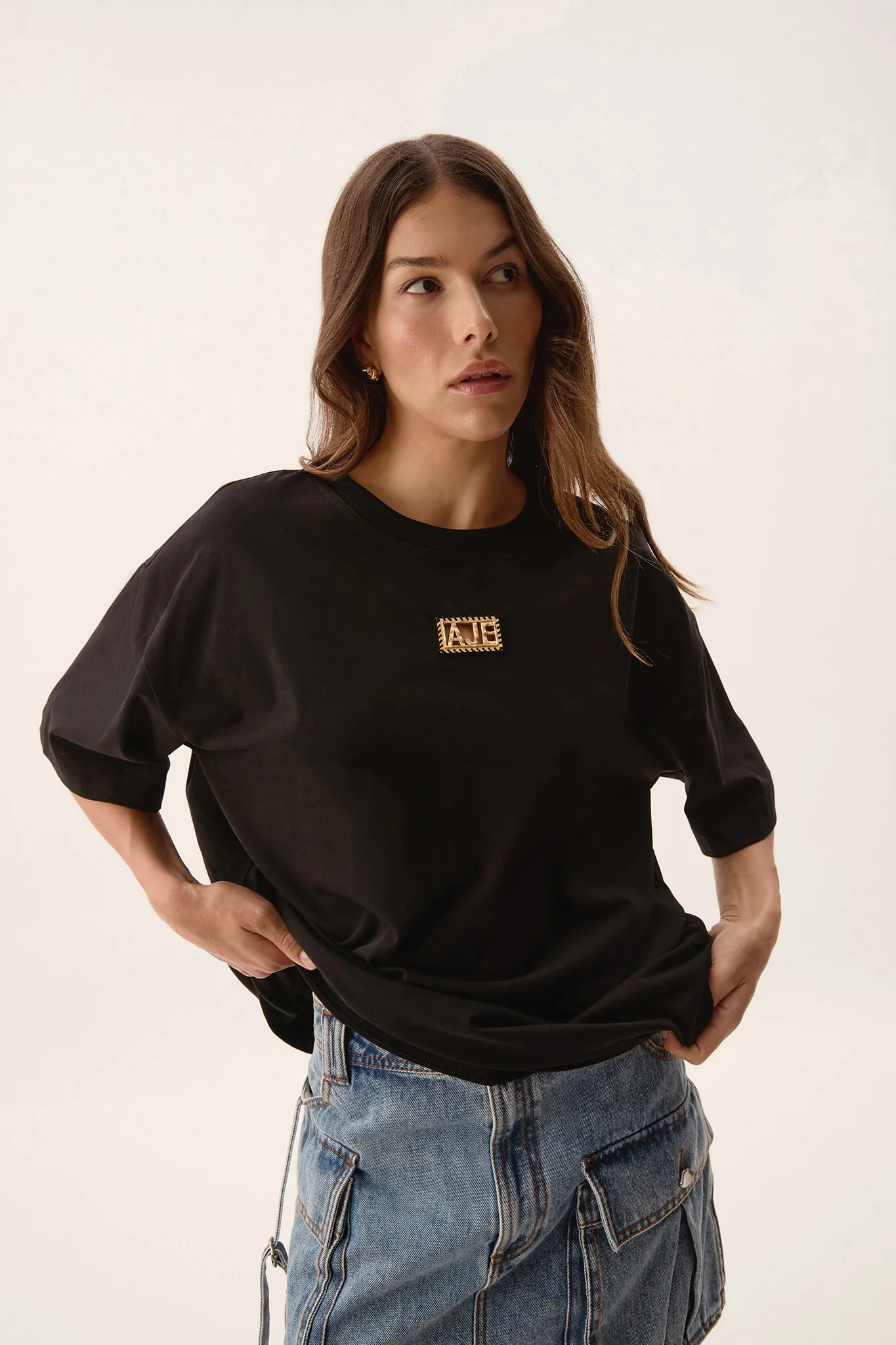 Leia Logo Oversized Tee - Image 4