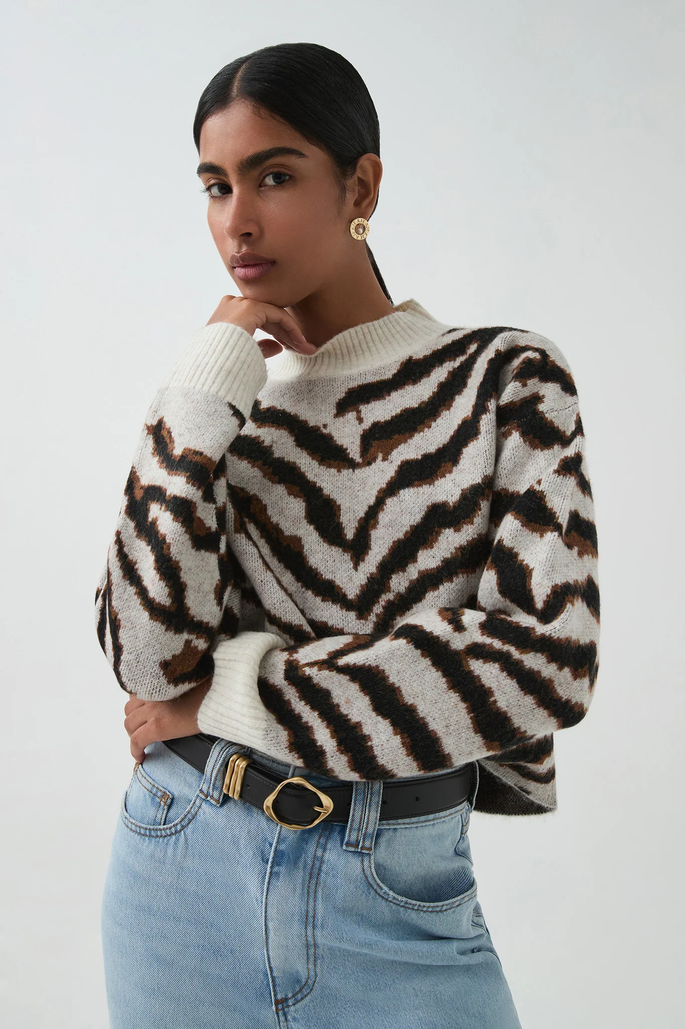 Lennox Jacquard Sweater - Image 4