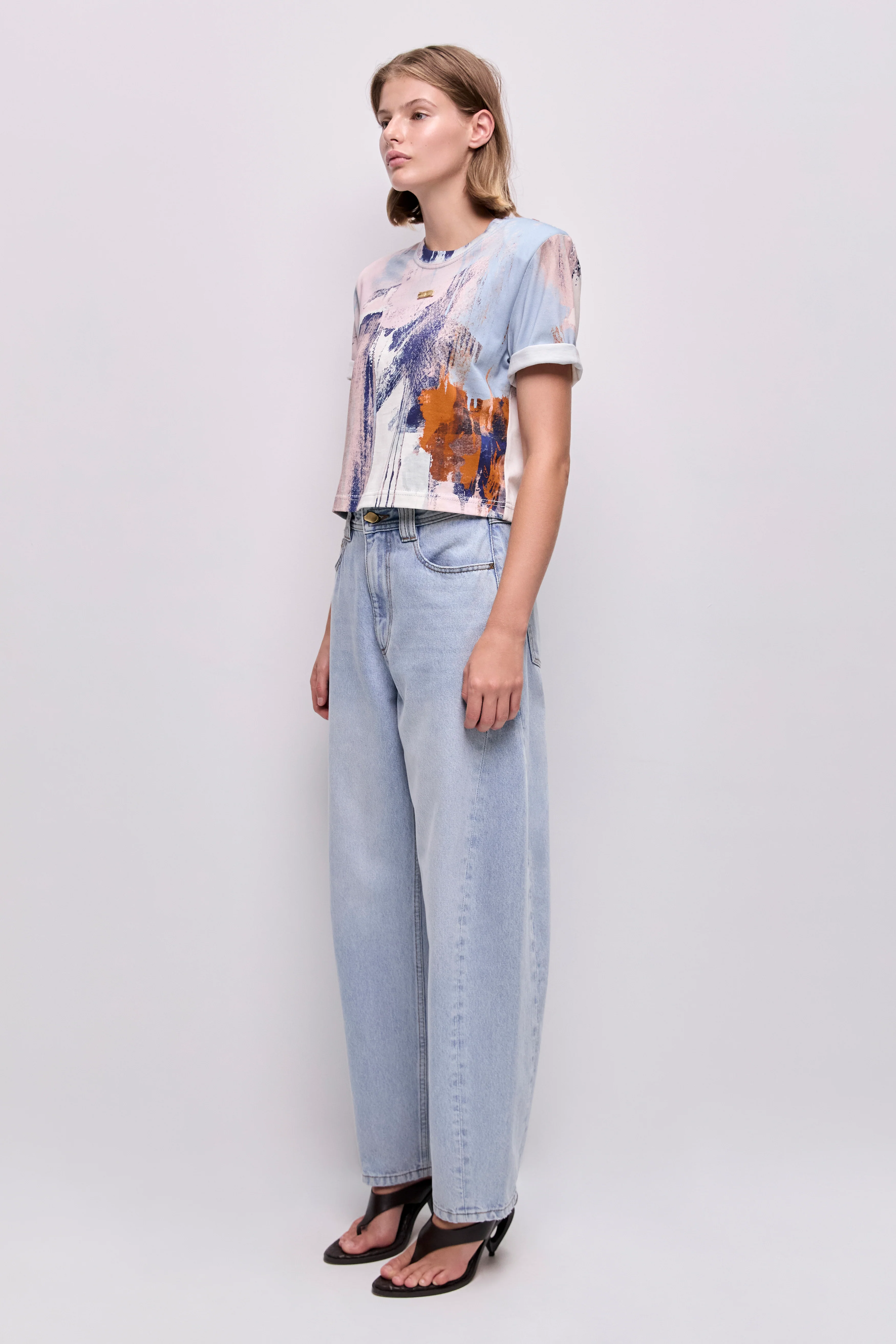 Lettera Printed Tee - Image 5