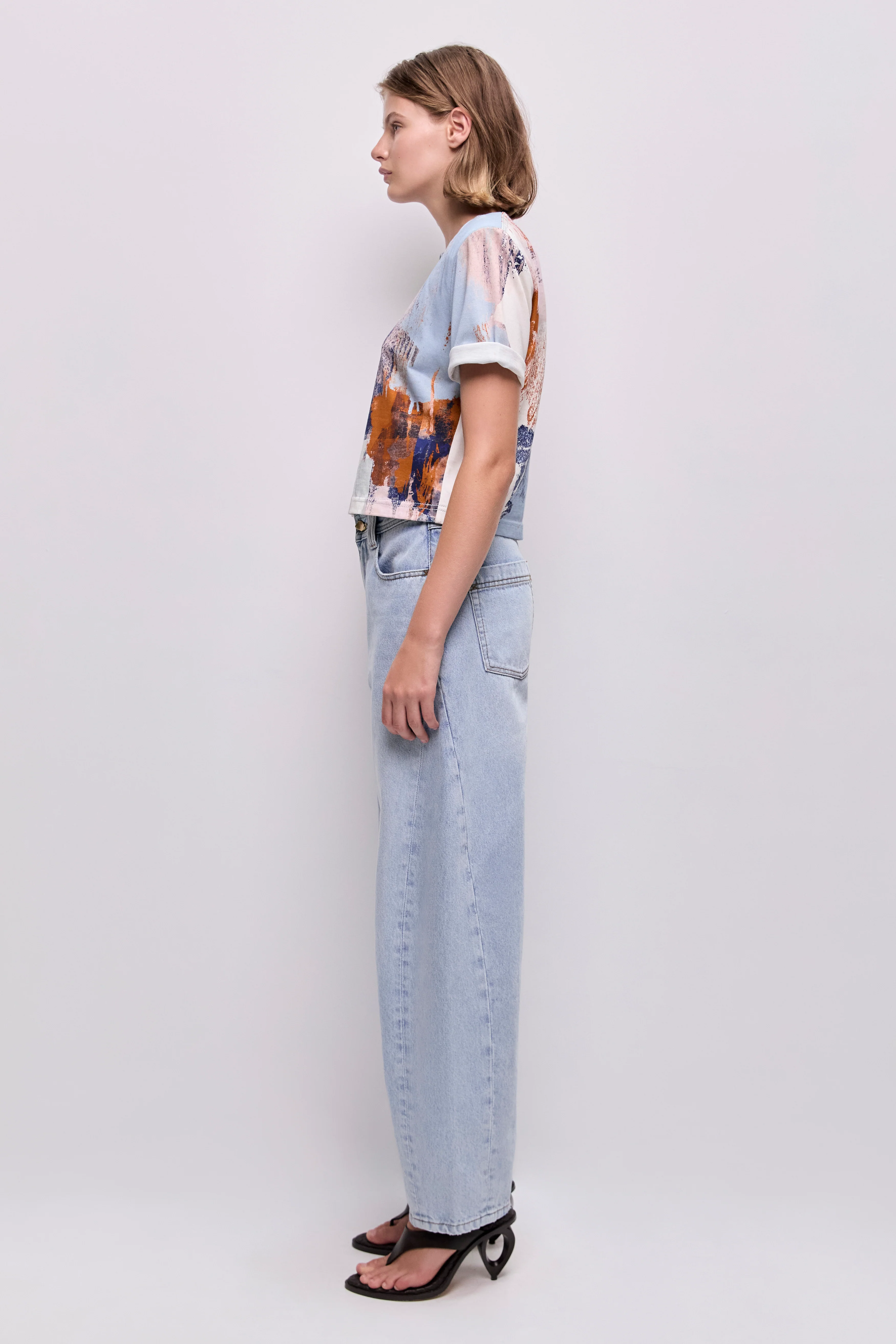 Lettera Printed Tee - Image 6