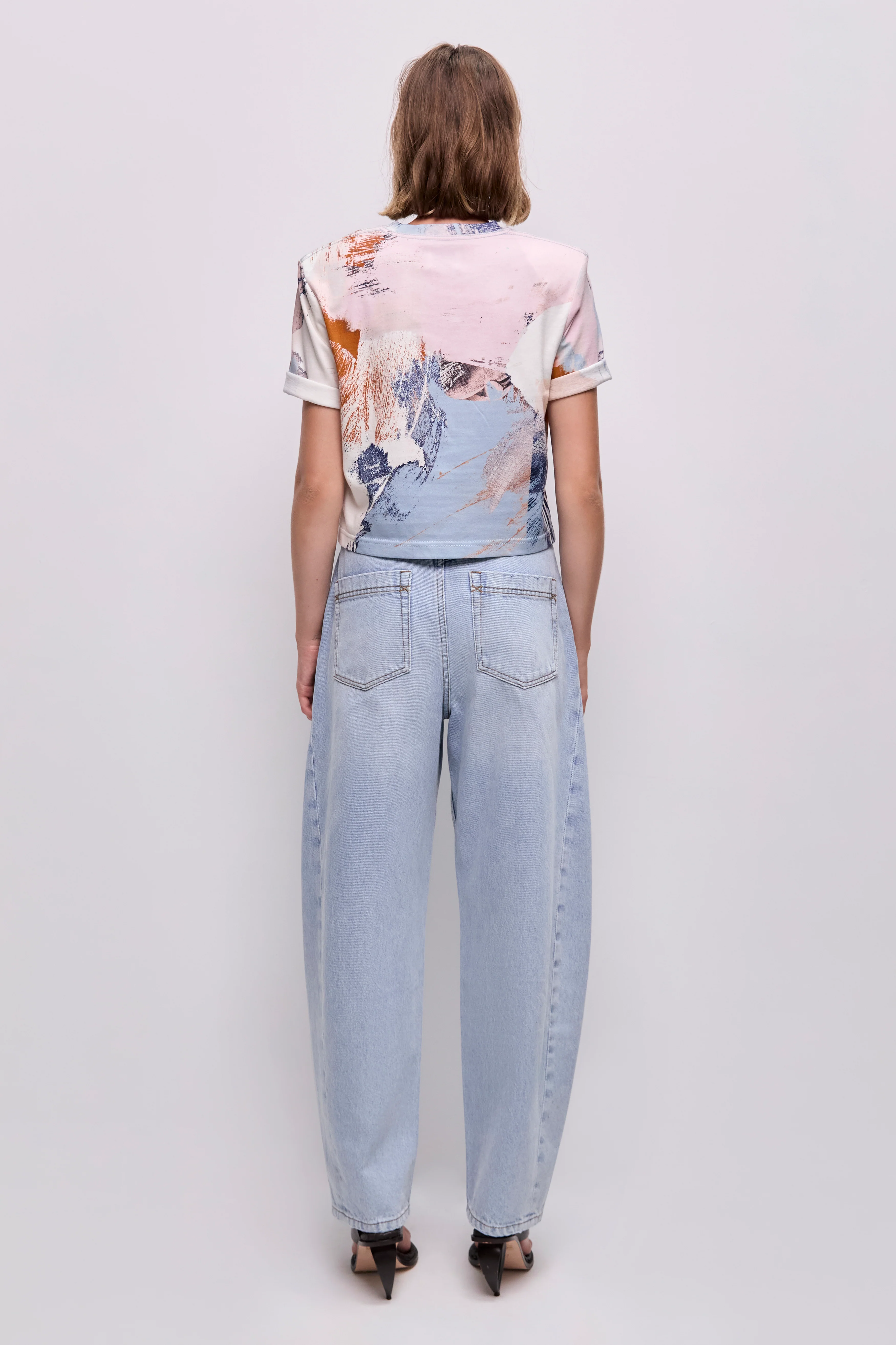Lettera Printed Tee - Image 7