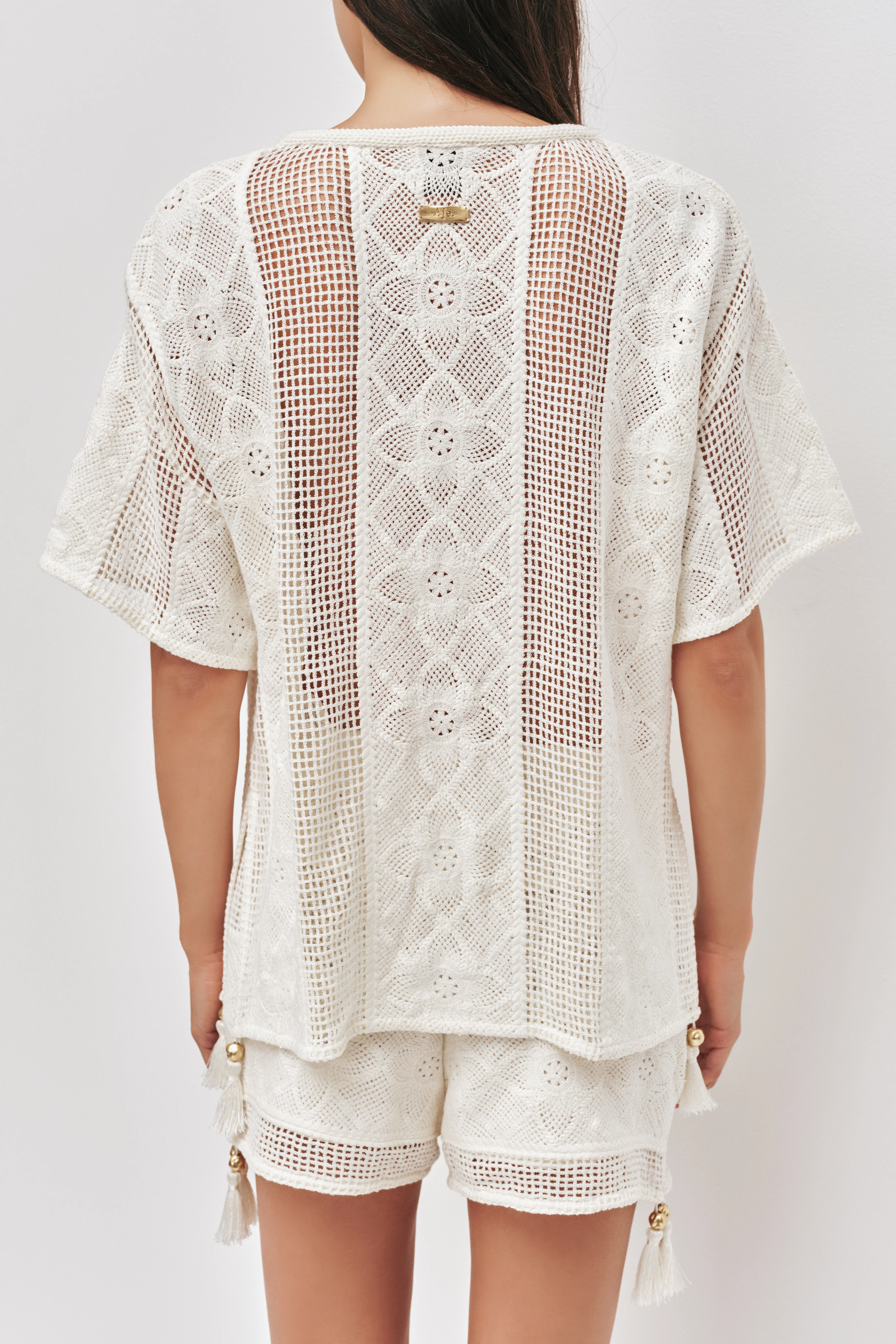 Lilia Embroidered Knit Short - Image 7