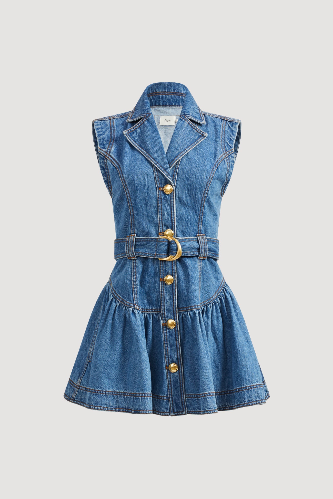 Liliana Denim Mini Dress - Image 2