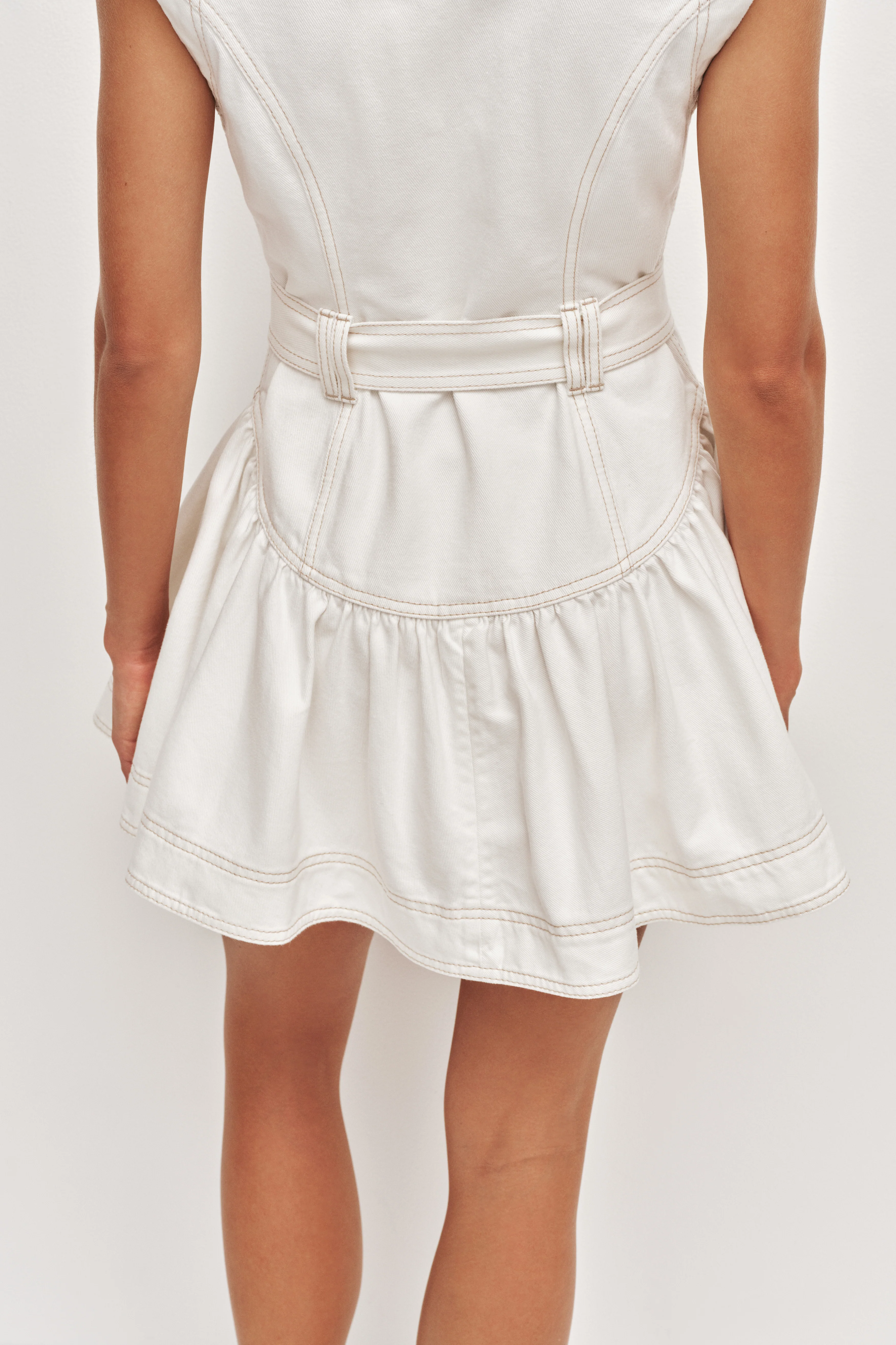 Liliana Denim Mini Dress - Image 4