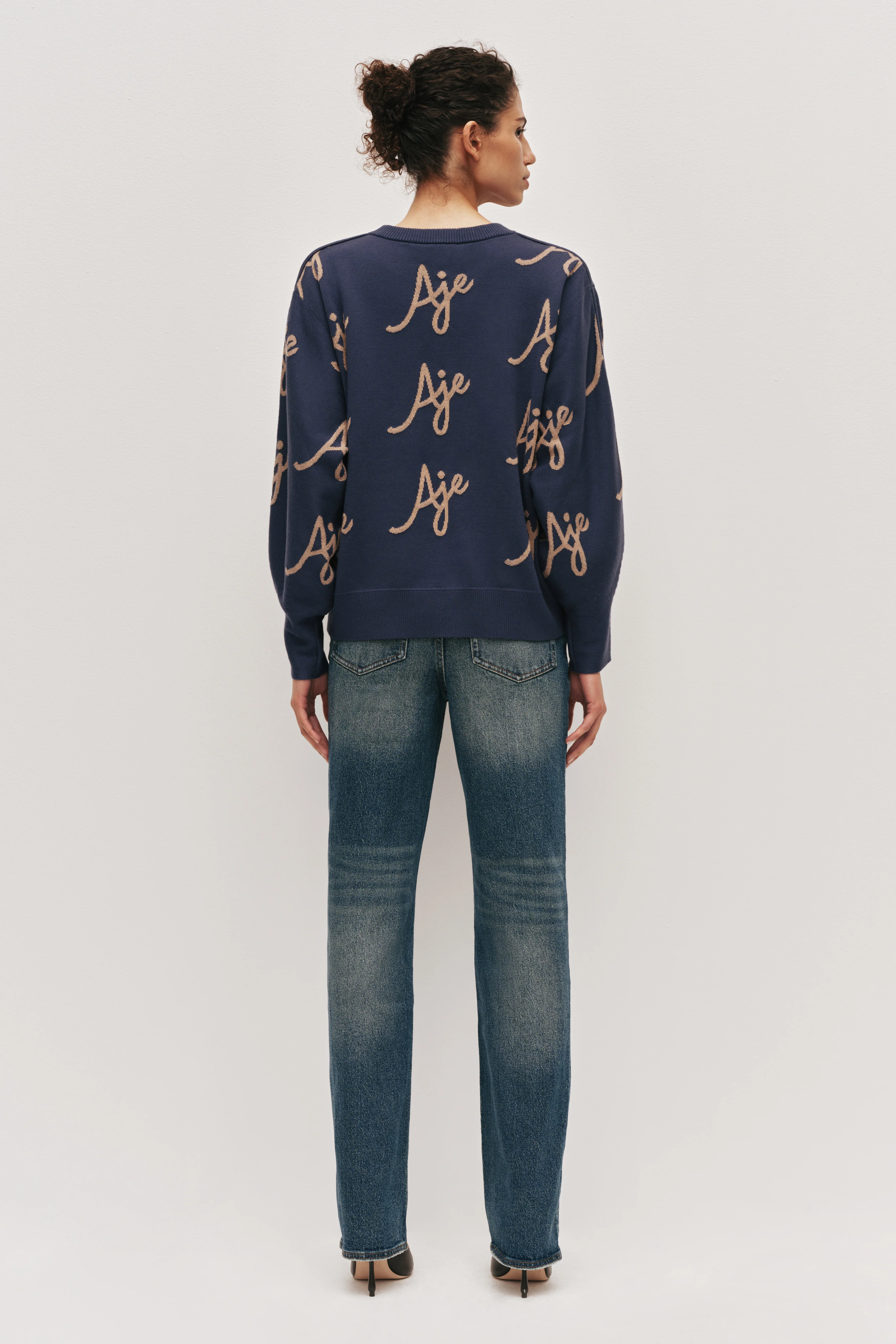 Liza Logo Knit Jumper - Image 9