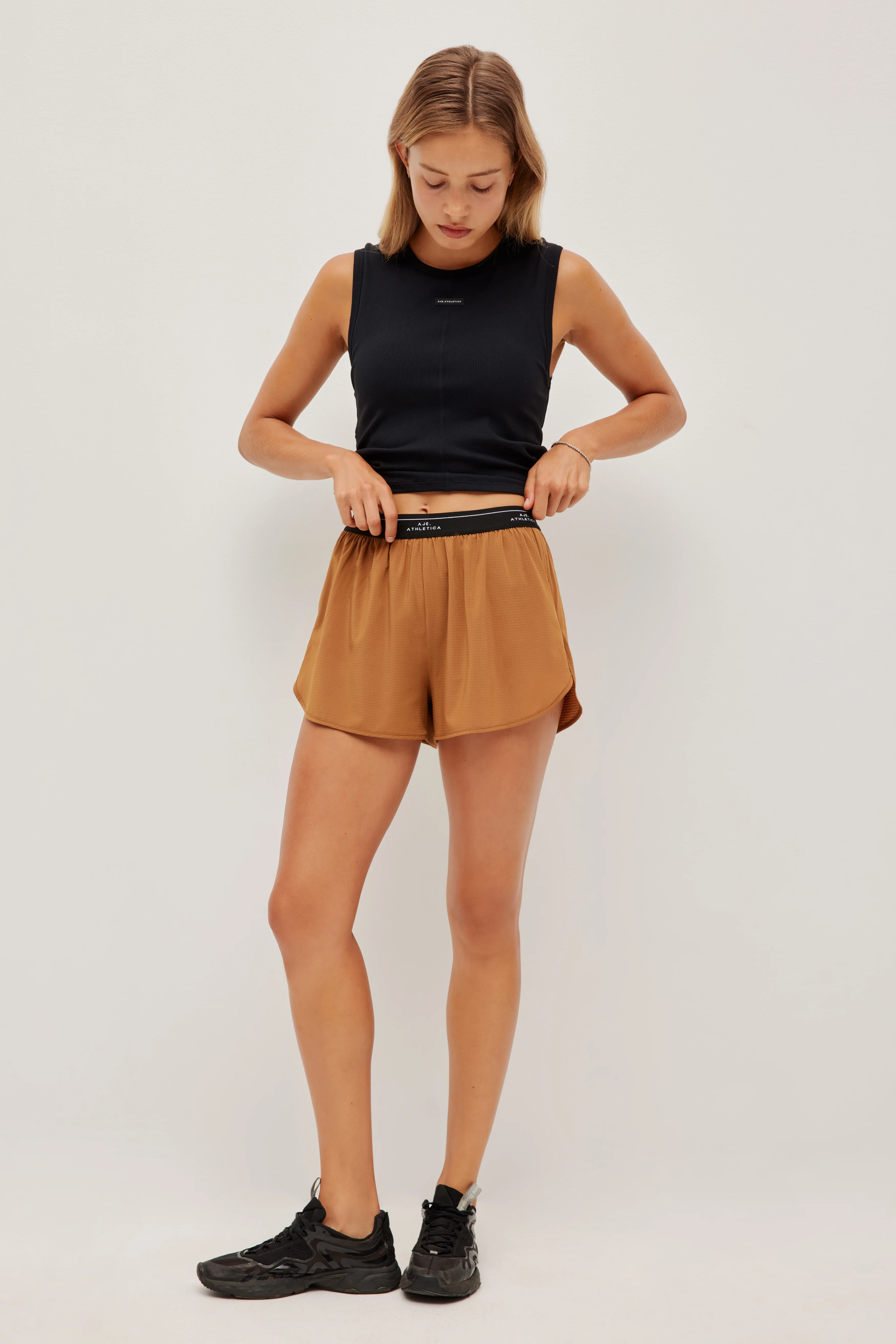 Logo Elastic Running Short 643 - Image 3