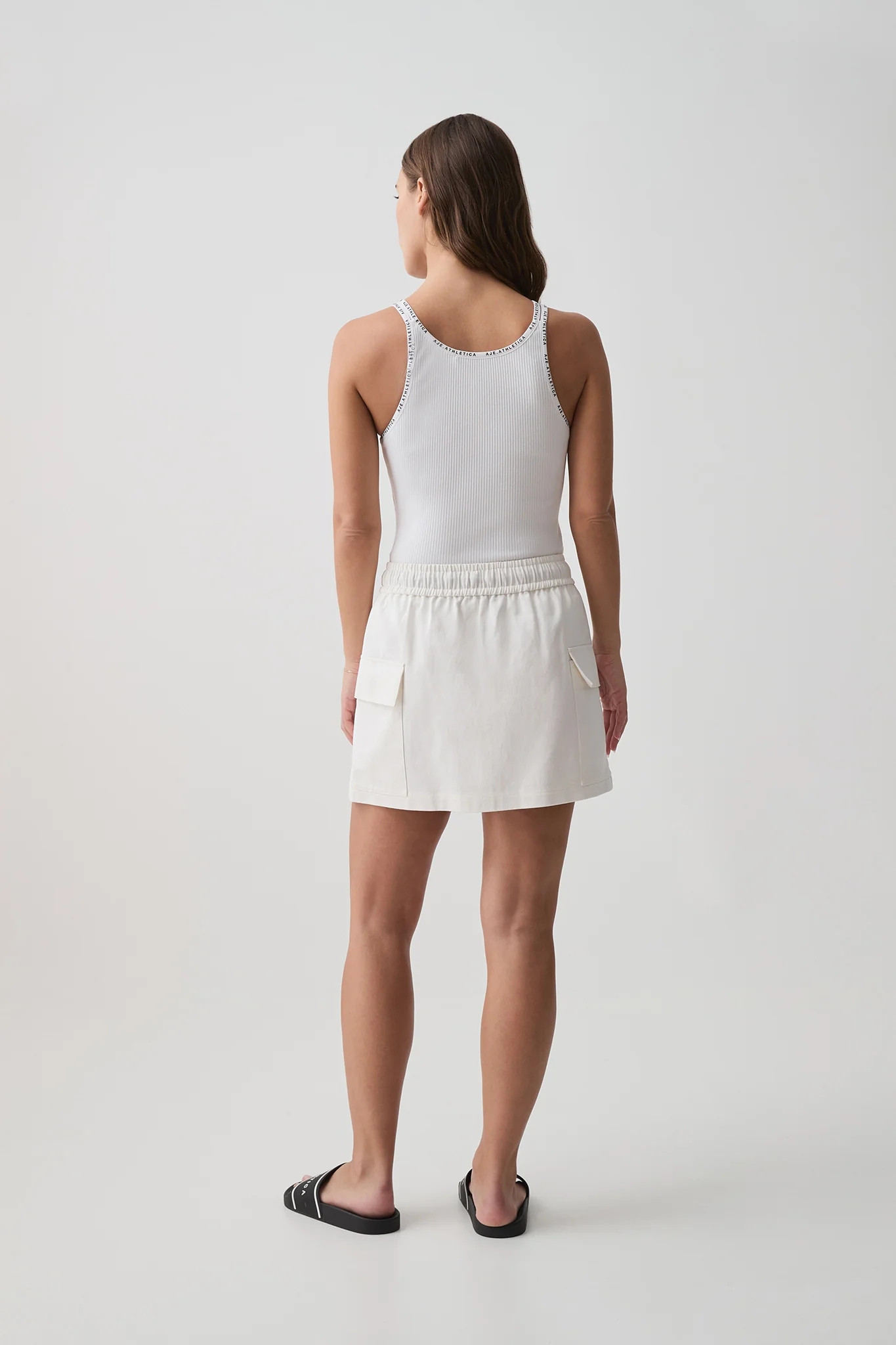 Logo Tape Twill Mini Skirt 650 - Image 7